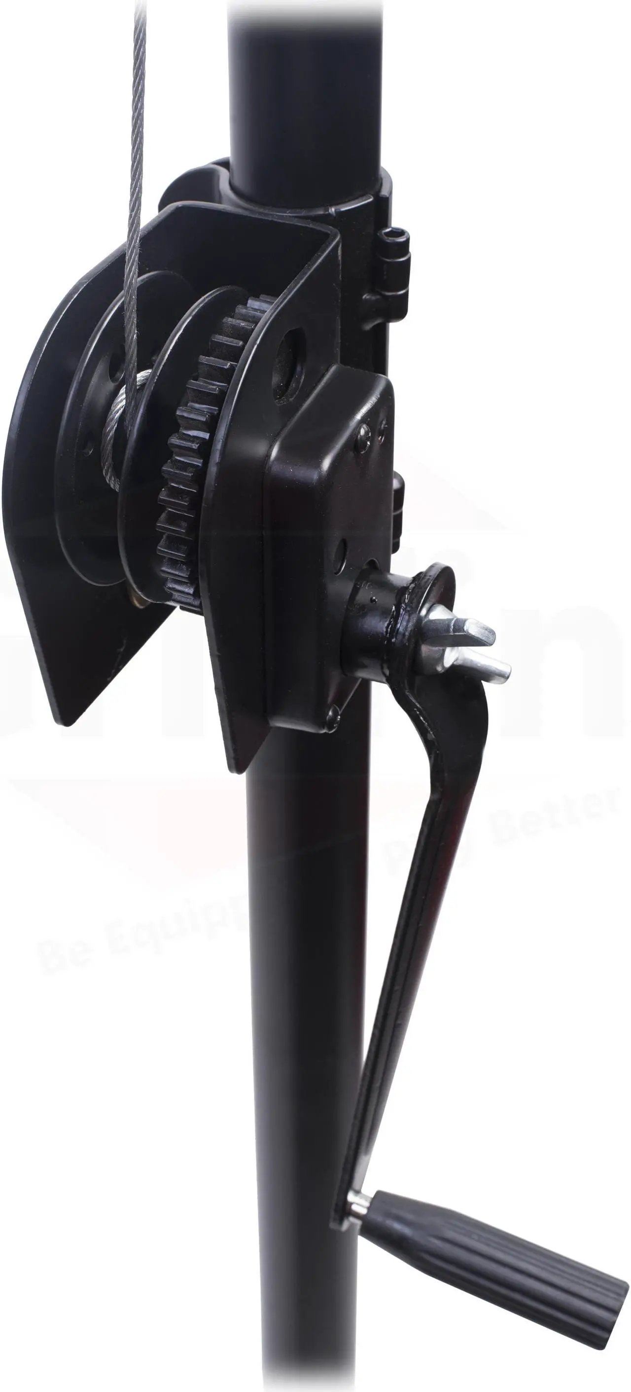 Alt view image 3 of 7 - Crank Up Light Stands (2 Pack) Stage Lighting Truss System by GRIFFIN | Portable Speaker Tripod Platform Rig | Adjustable Trussing DJ Booth Kit | T Bar Mount for Can Lights | Music Equipment Package