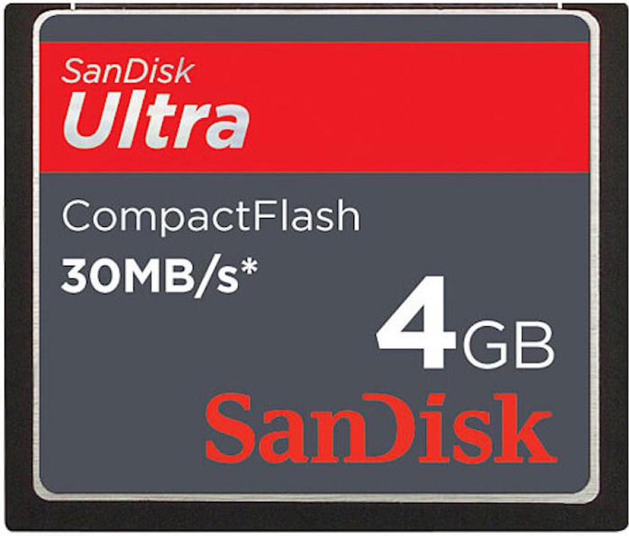 Main image of SanDisk SDCFH-004G CGG 4GB 50p CF 30MB/s 100x SanDisk Ultra Bulk Compact Flash Card w/SN RFB
