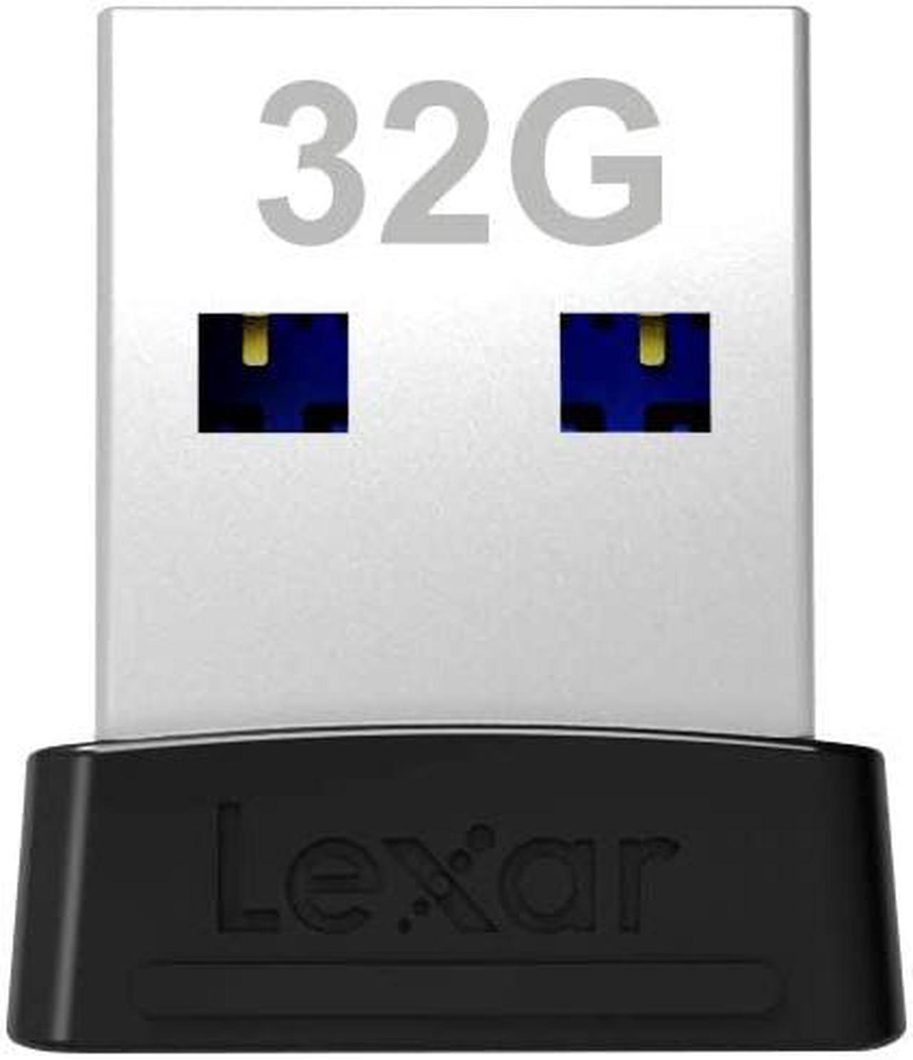 Main image of Lexar LJDS47-32GABBK MAF 32GB USB 3.1 Flash Drive r250MB/s Lexar JumpDrive S47 Low Profile Black/Silver