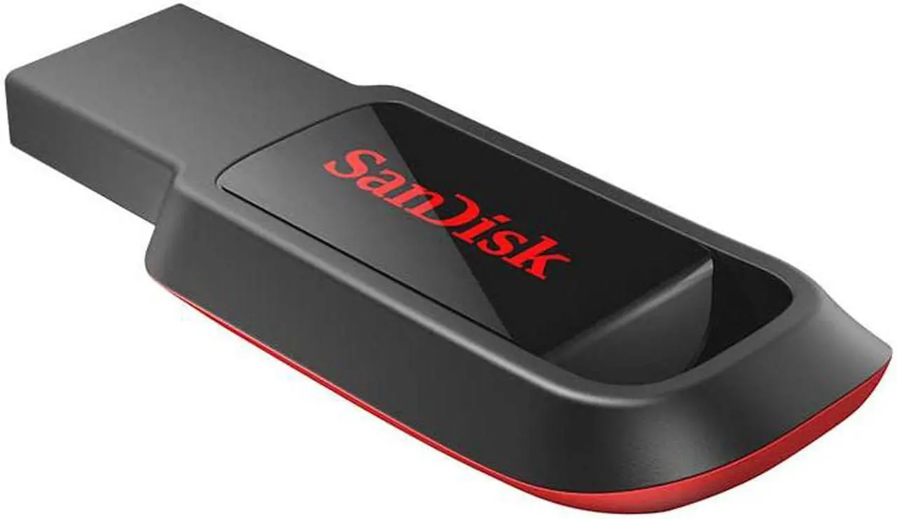 Alt view image 4 of 5 - SanDisk SDCZ61-032G-G35 CCH 32GB USB 2.0 Flash Drive r15MB/s w5MB/s SanDisk Cruzer Spark Black/Red Retractable