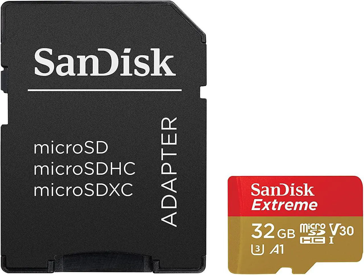 Main image of SanDisk Kit of Qty 2 x SanDisk Extreme 32GB microSDHC SDSQXAF-032G-GN6MA