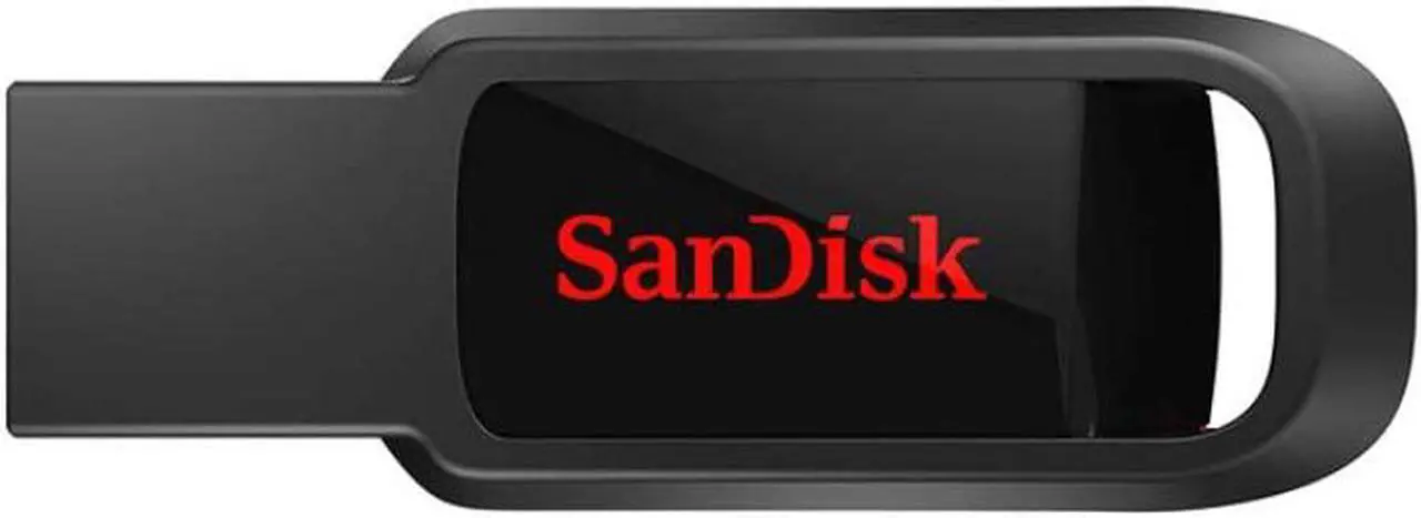 Alt view image 2 of 5 - SanDisk SDCZ61-032G-G35 CCH 32GB USB 2.0 Flash Drive r15MB/s w5MB/s SanDisk Cruzer Spark Black/Red Retractable