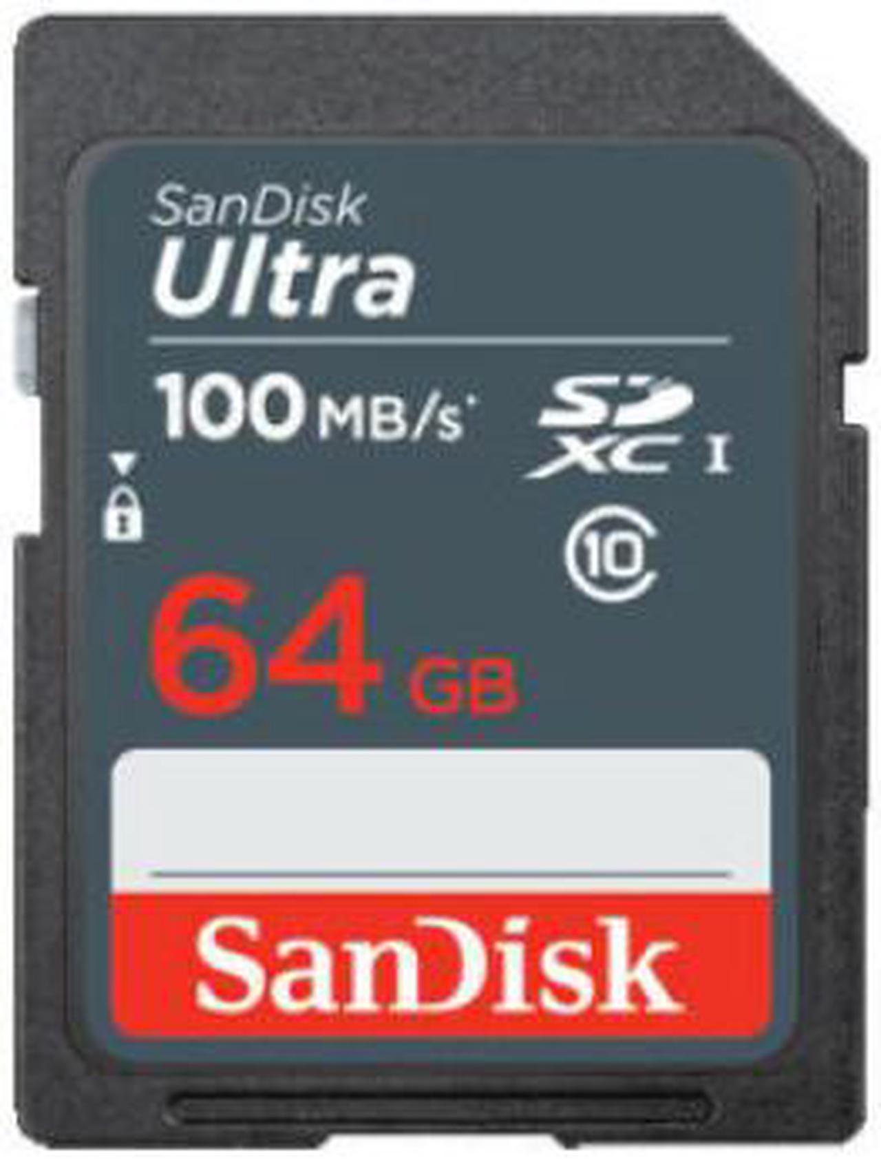 SanDisk SDSDUNR-064G-GN3IN CVK 64GB 9pin SDXC r100MB/s C10 UHS-I SanDisk Ultra SDXC Memory Card