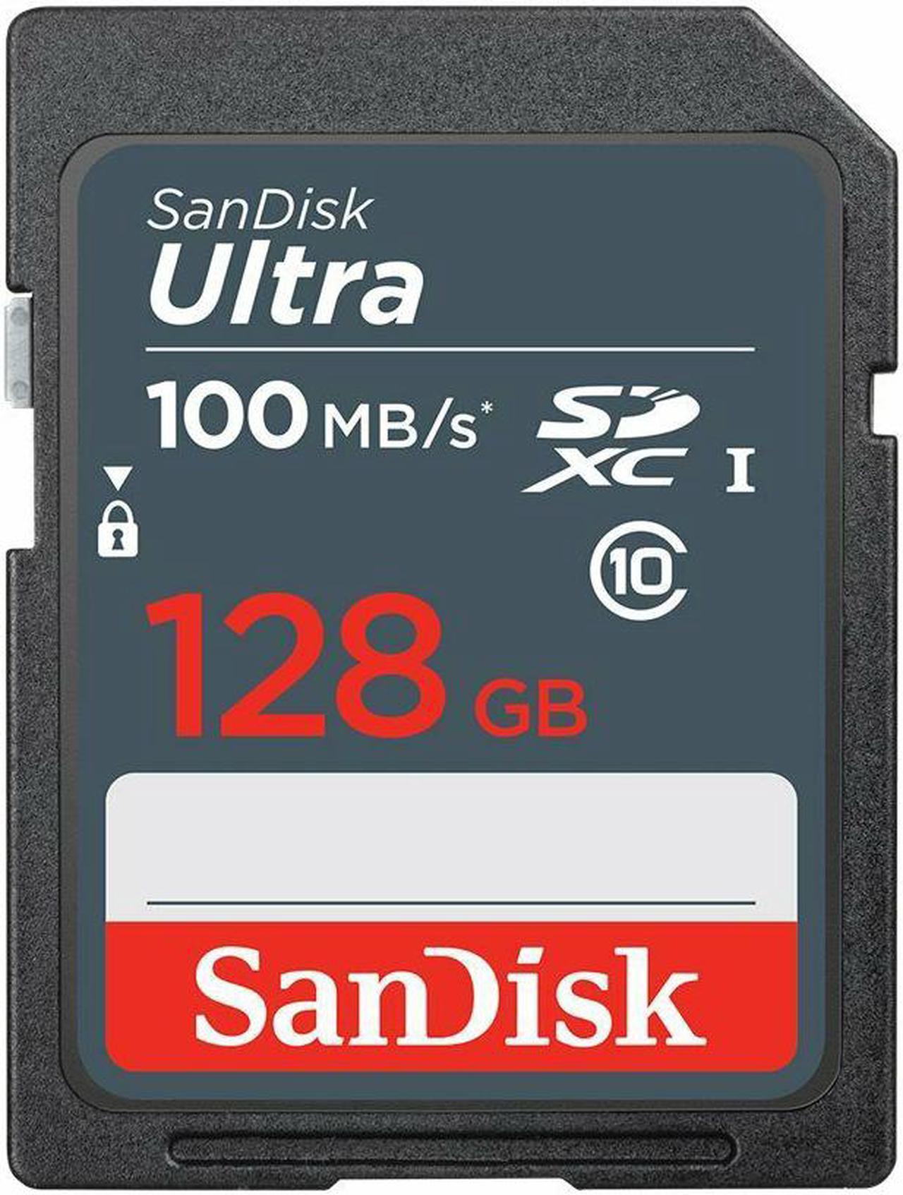 SanDisk SDSDUNR-128G-GN3IN CYU 128GB 9pin SDXC r100MB/s C10 UHS-I SanDisk Ultra SDXC Memory Card