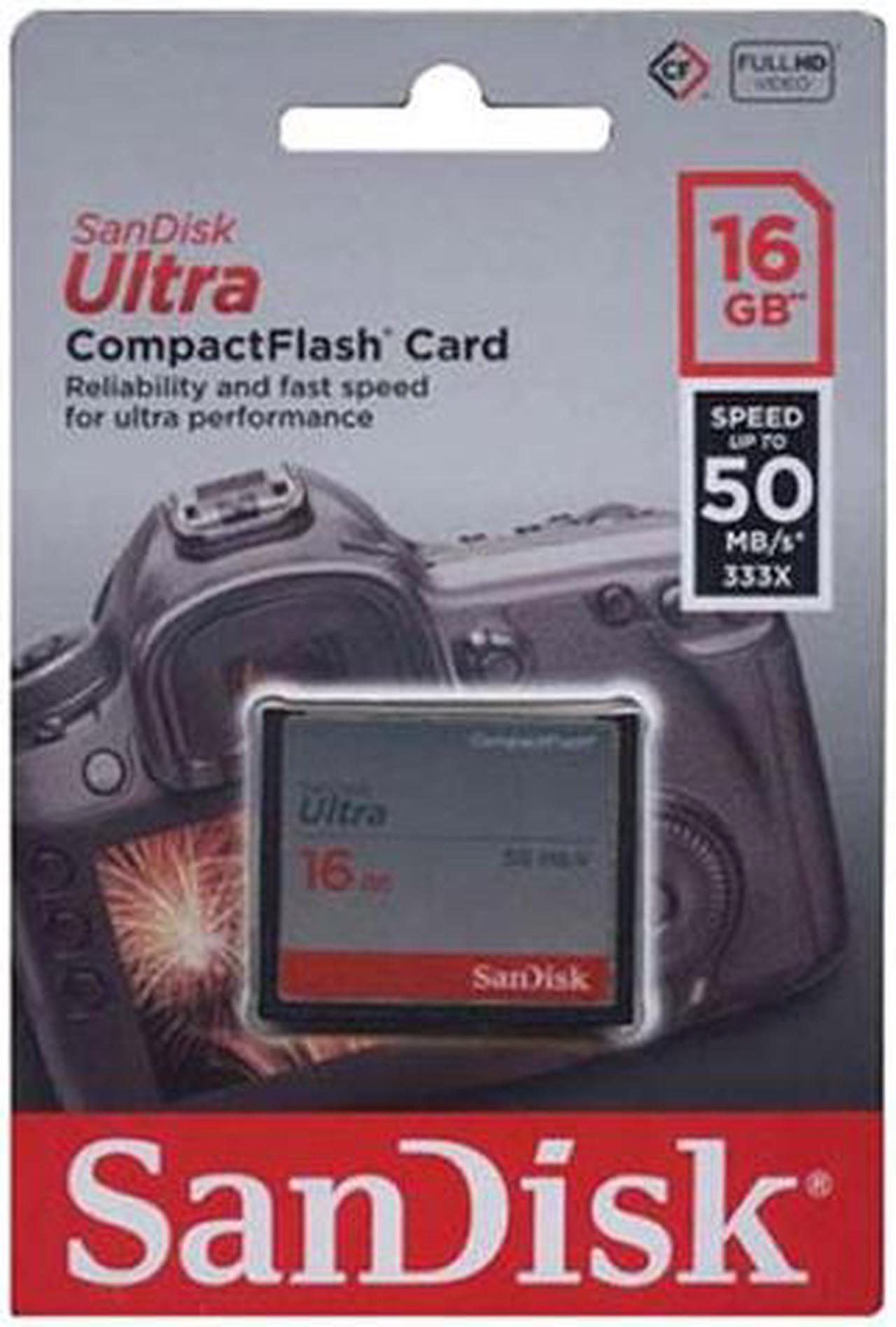 Alt view image 7 of 11 - SanDisk Ultra 16GB CompactFlash Memory Card Speed Up To 50MB/s- SDCFHS-016G-G46