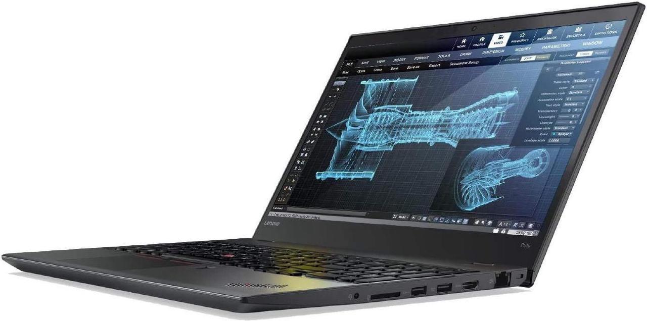 Lenovo ThinkPad P51S 15.6" FHD, Core i7-7600U 2.6GHz, 32GB RAM, 1TB Solid State Drive, Windows 10 Pro 64Bit, (Renewed)