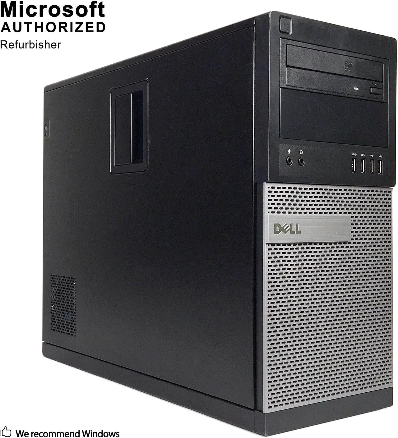 Main image of Dell OptiPlex 7010 Tower Desktop PC, Intel Quad Core i5-3470 up to 3.6GHz, 16G DDR3, 512G SSD, DVD, WiFi, BT 4.0, Windows 10 64 Bit-Multi-Language Supports English/Spanish/French(Renewed)