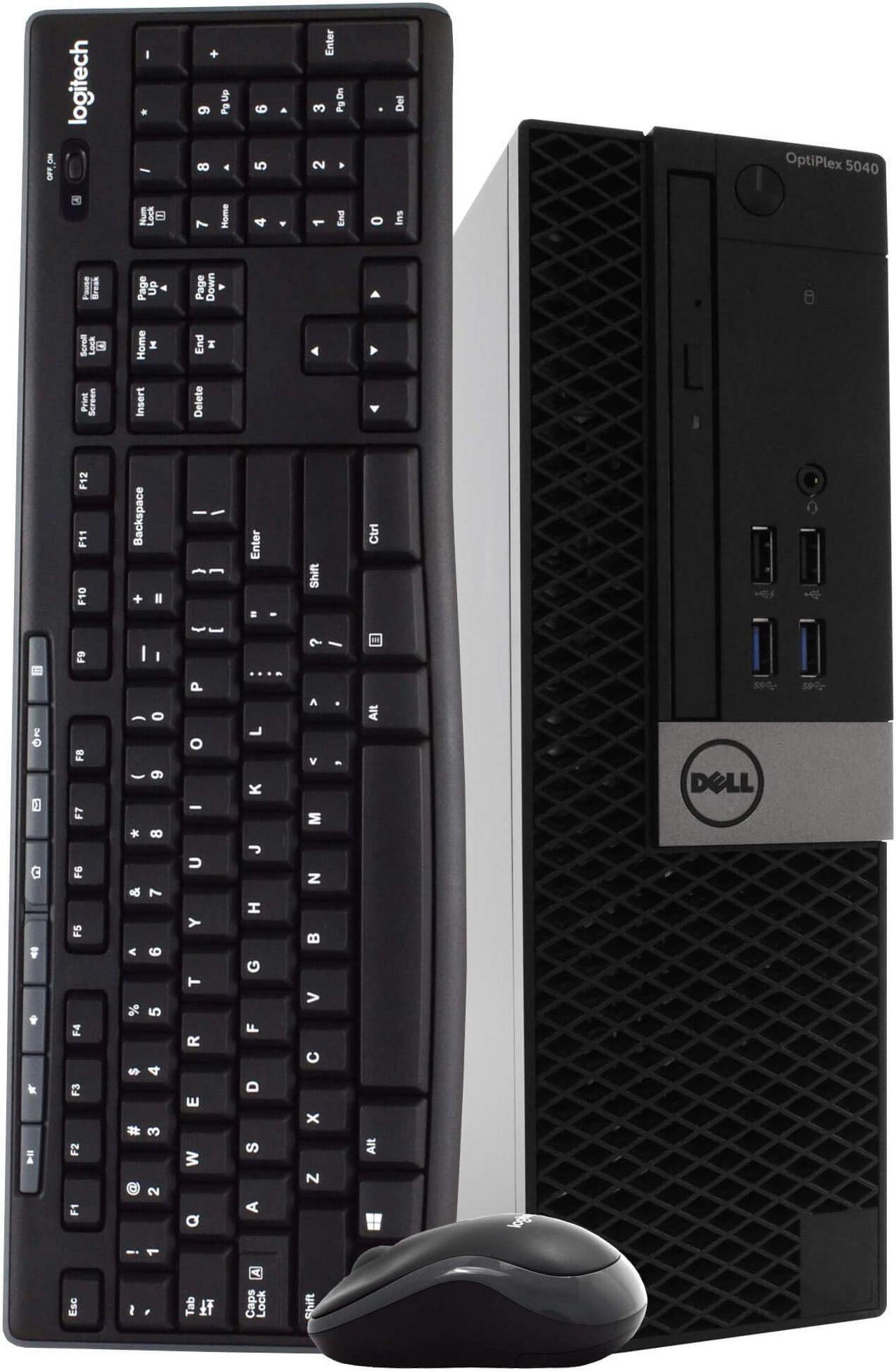 Dell OptiPlex 5040 Small Form Factor (SFF) PC Desktop Computer, Intel i5-6500, 16GB RAM, 2TB Hard Drive, Windows 10 Professional, Wireless Keyboard & Mouse, DVD-RW, WiFi, HDMI, USB 3.0 (Renewed)