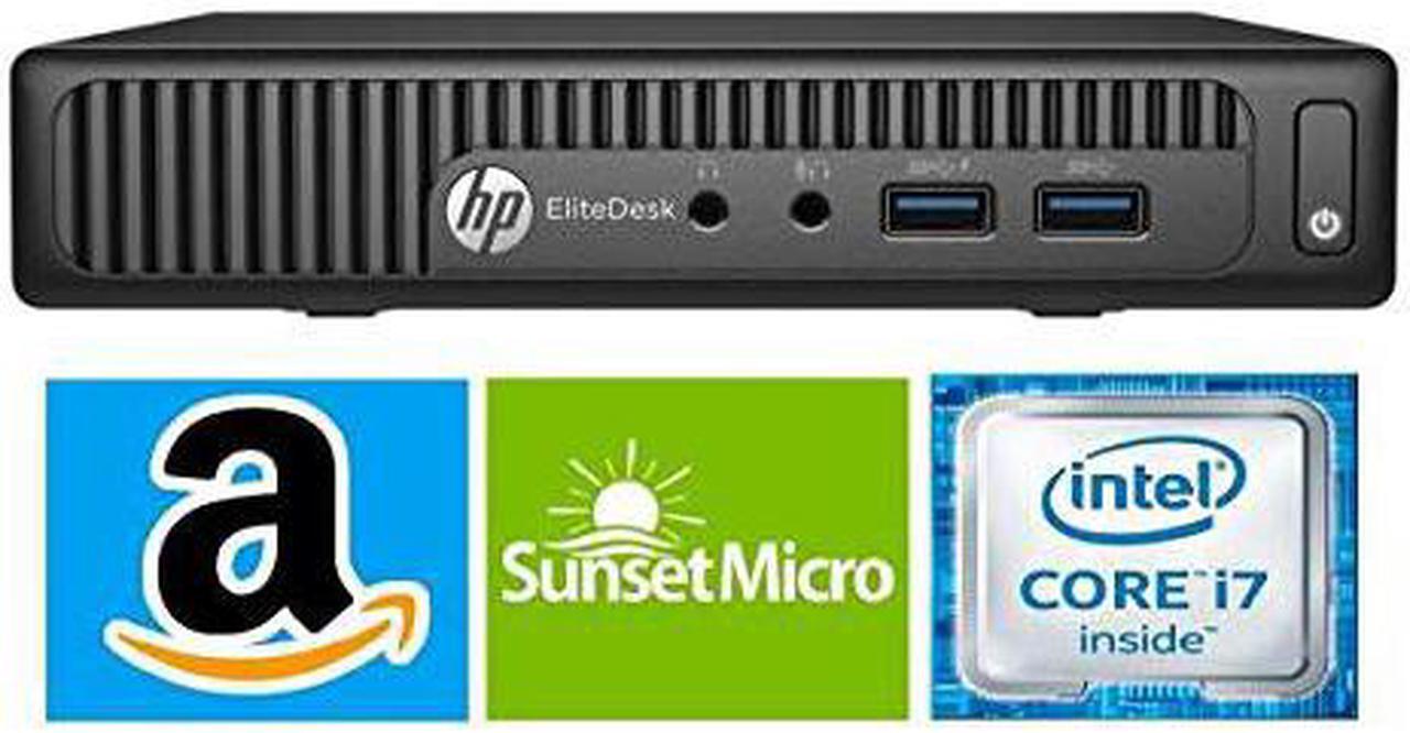 Main image of HP EliteDesk 800 G1 Mini Desktop PC, Intel Quad Core i7-4785T up to 3.2GHz, 8G DDR3, 256G SSD, WiFi, BT 4.0, Windows 10 Pro 64 Bit-Multi-Language Supports English/Spanish/French (Re (800G1DesktopMini)