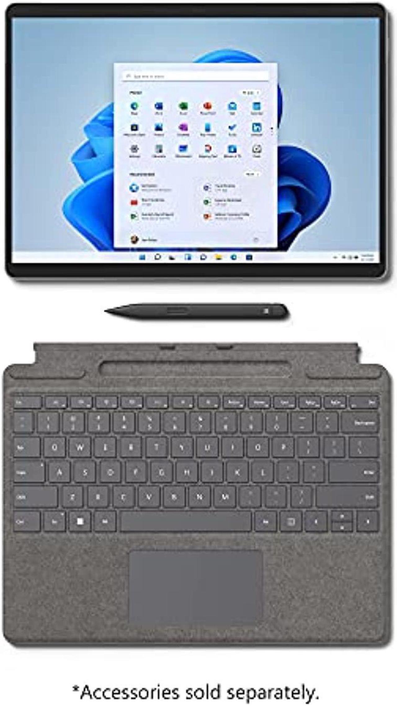 Alt view image 4 of 5 - Microsoft Surface Pro 8-13" Touchscreen - Intel® Evo Platform Core? i5-8GB Memory - 512GB SSD - Device Only - Platinum (Latest Model) (EBP-00001)