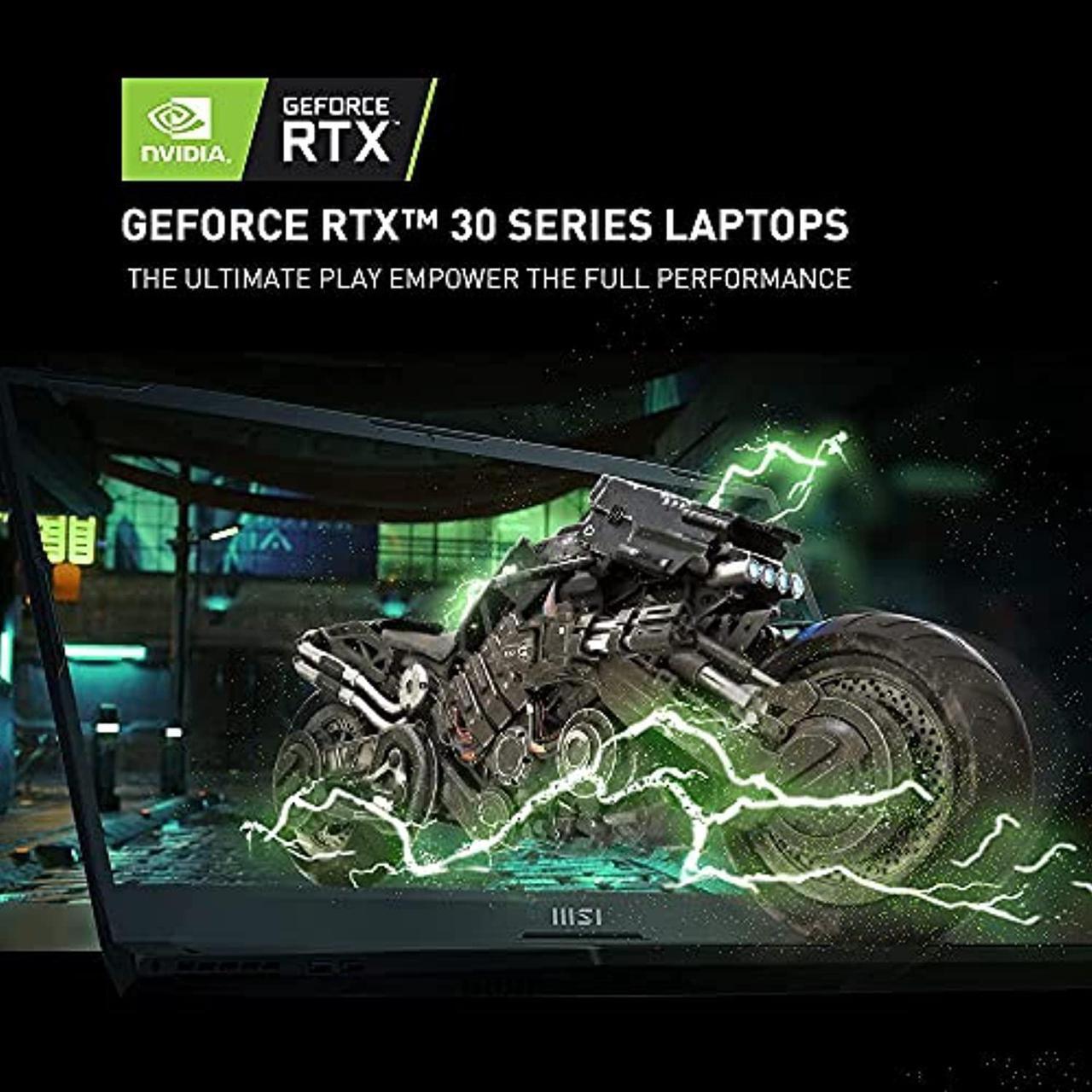 Alt view image 3 of 5 - MSI GL66 Gaming Laptop: 15.6" 144Hz FHD 1080p Display, Intel Core i7-11800H, NVIDIA GeForce RTX 3070, 16GB, 512GB SSD, Win10, Black (11UGK-001) (Renewed) (GL66001-cr)