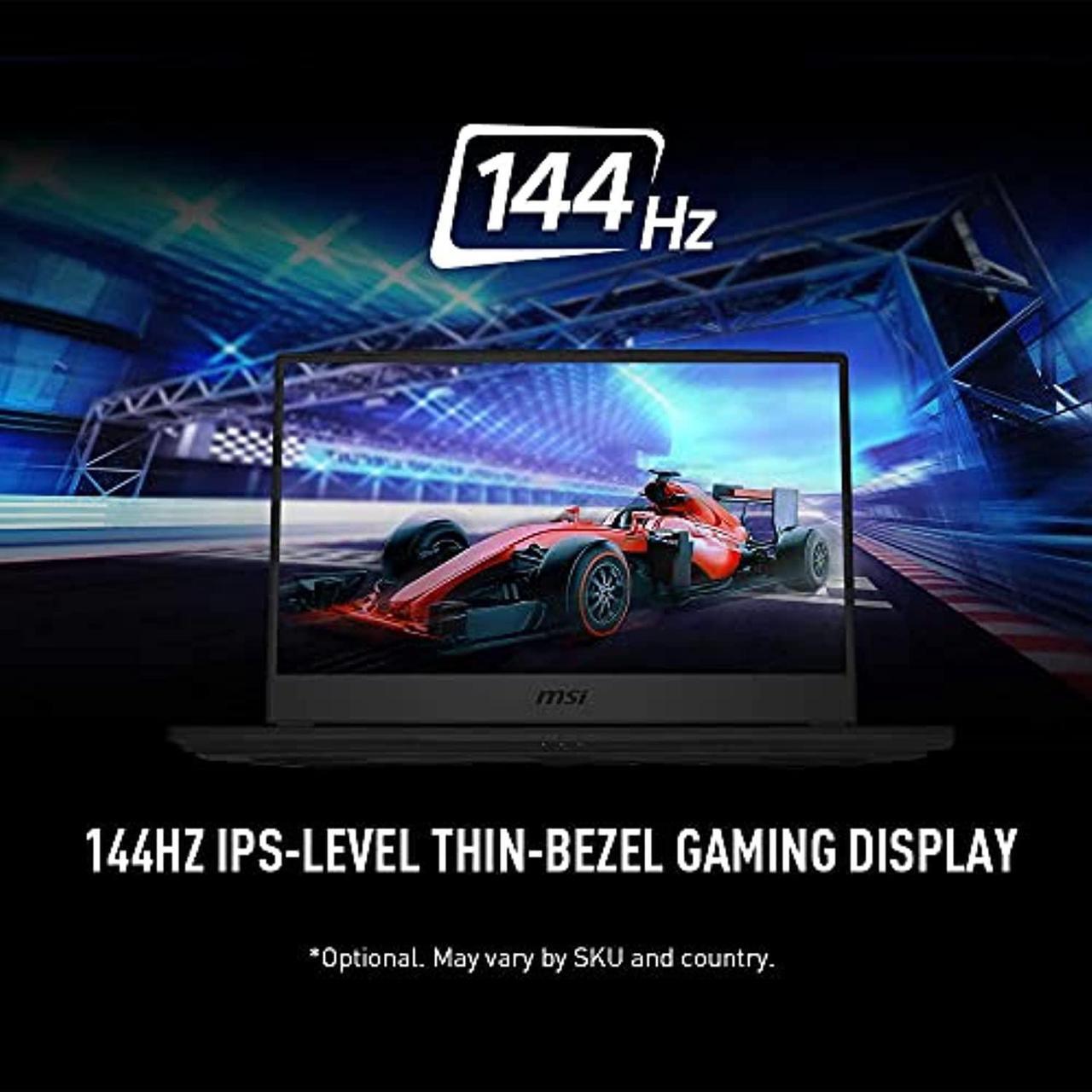 Alt view image 4 of 5 - MSI GL66 Gaming Laptop: 15.6" 144Hz FHD 1080p Display, Intel Core i7-11800H, NVIDIA GeForce RTX 3070, 16GB, 512GB SSD, Win10, Black (11UGK-001) (Renewed) (GL66001-cr)