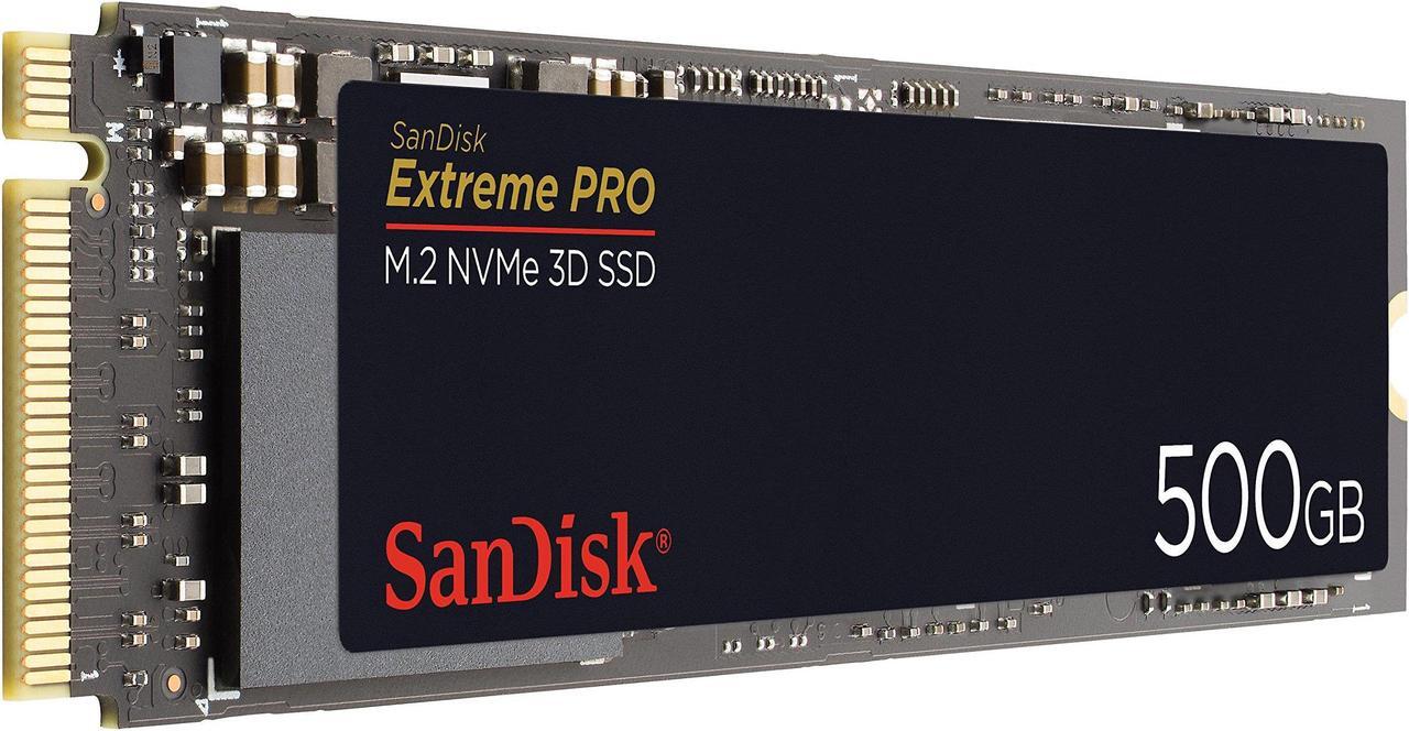 Alt view image 3 of 20 - SanDisk Extreme PRO 500GB PCIe 3.0 x4 M.2 2280 Internal Solid State Drive