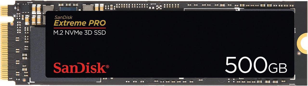 Alt view image 2 of 20 - SanDisk Extreme PRO 500GB PCIe 3.0 x4 M.2 2280 Internal Solid State Drive