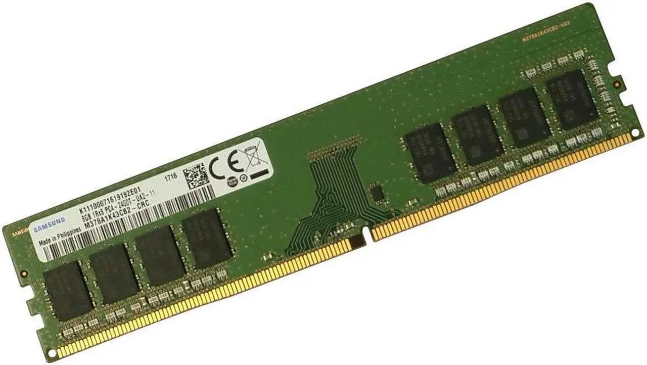Main image of SAMSUNG 8GB DDR4 PC4-19200, 2400MHZ, 288 PIN DIMM, 1.2V, CL 15 desktop RAM MEMORY MODULE M378A1K43CB2-CRC