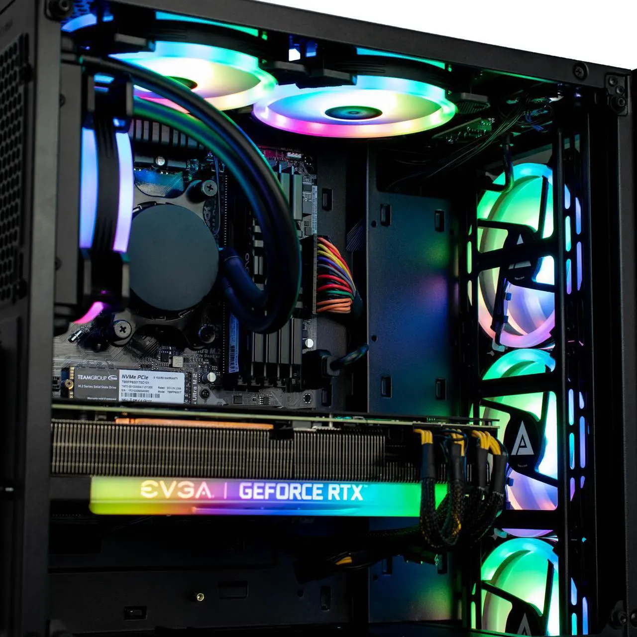 Alt view image 4 of 7 - Cobratype Parias Gaming Desktop PC - Intel i9-10900F, RTX 3060, 32 GB DDR4, 2 TB NVMe, AIO Liquid Cooler, Windows 11 Home