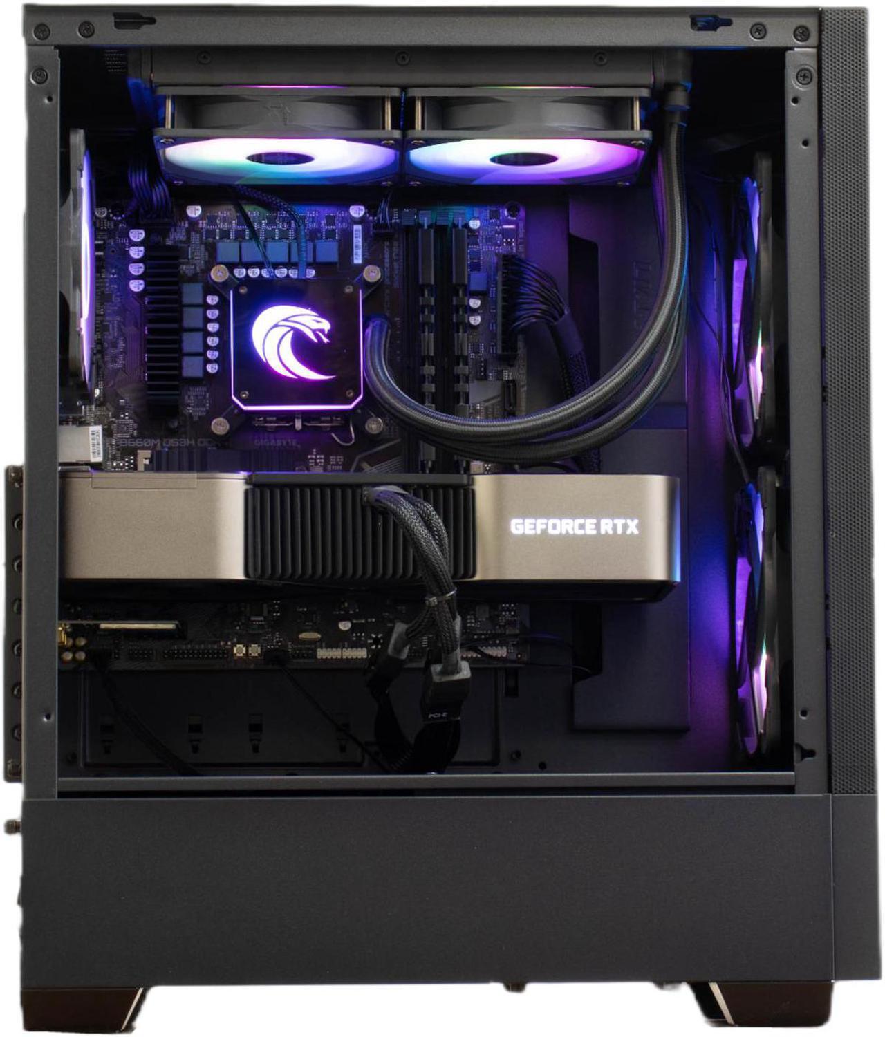 Alt view image 3 of 6 - Cobratype Sharptail Legend Desktop High-Performance PC - Intel Core i7-12700F, RTX 4090, 16 GB DDR4 RAM, 1 TB NVMe, AIO Liquid Cooler, Windows 11 Home