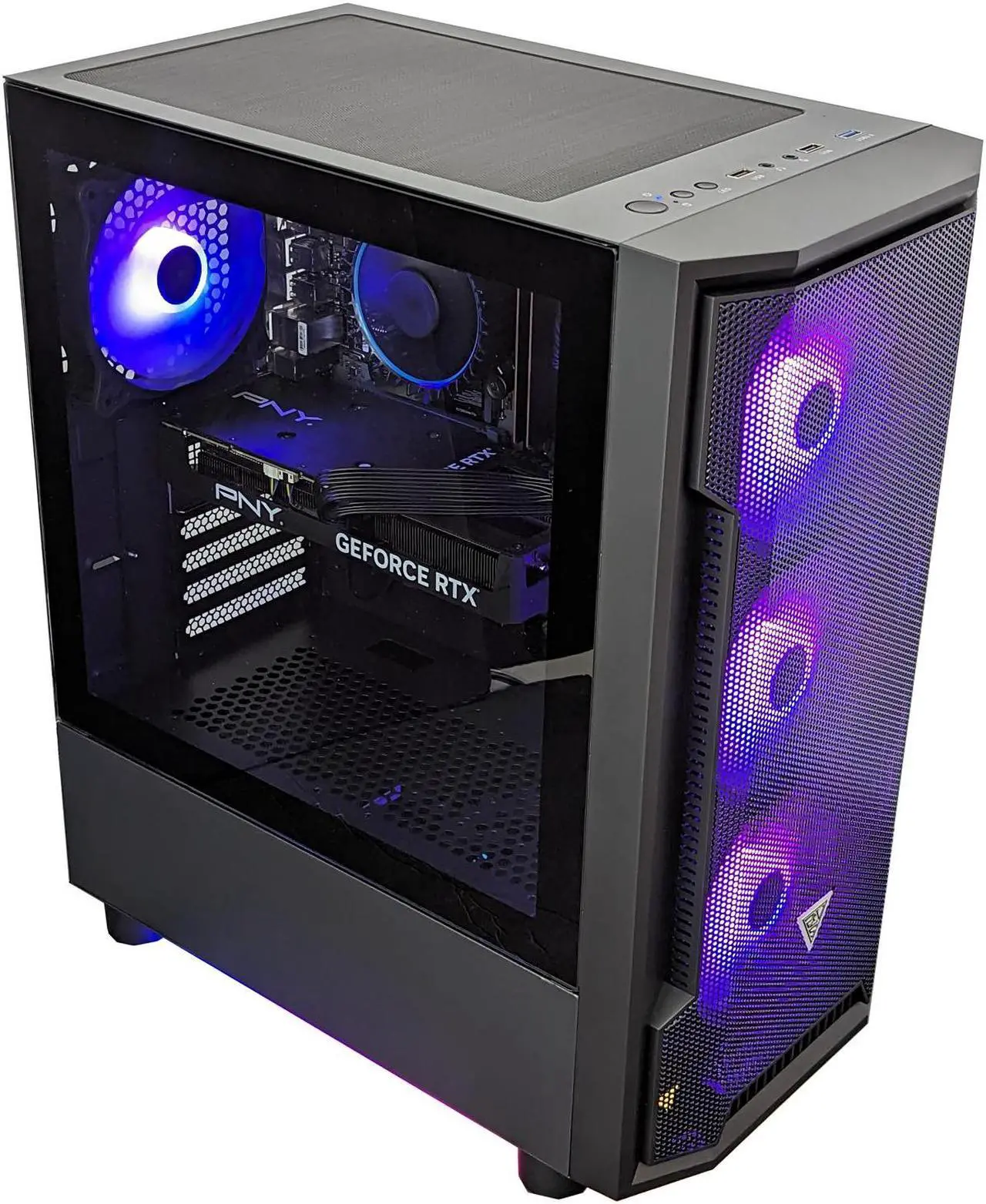 Alt view image 7 of 7 - Cobratype Anaconda Gaming PC - Intel Core i5-12400F, RTX 4060, 16 GB DDR4 RAM, 1 TB NVMe, Windows 11 Home - Gaming Desktop