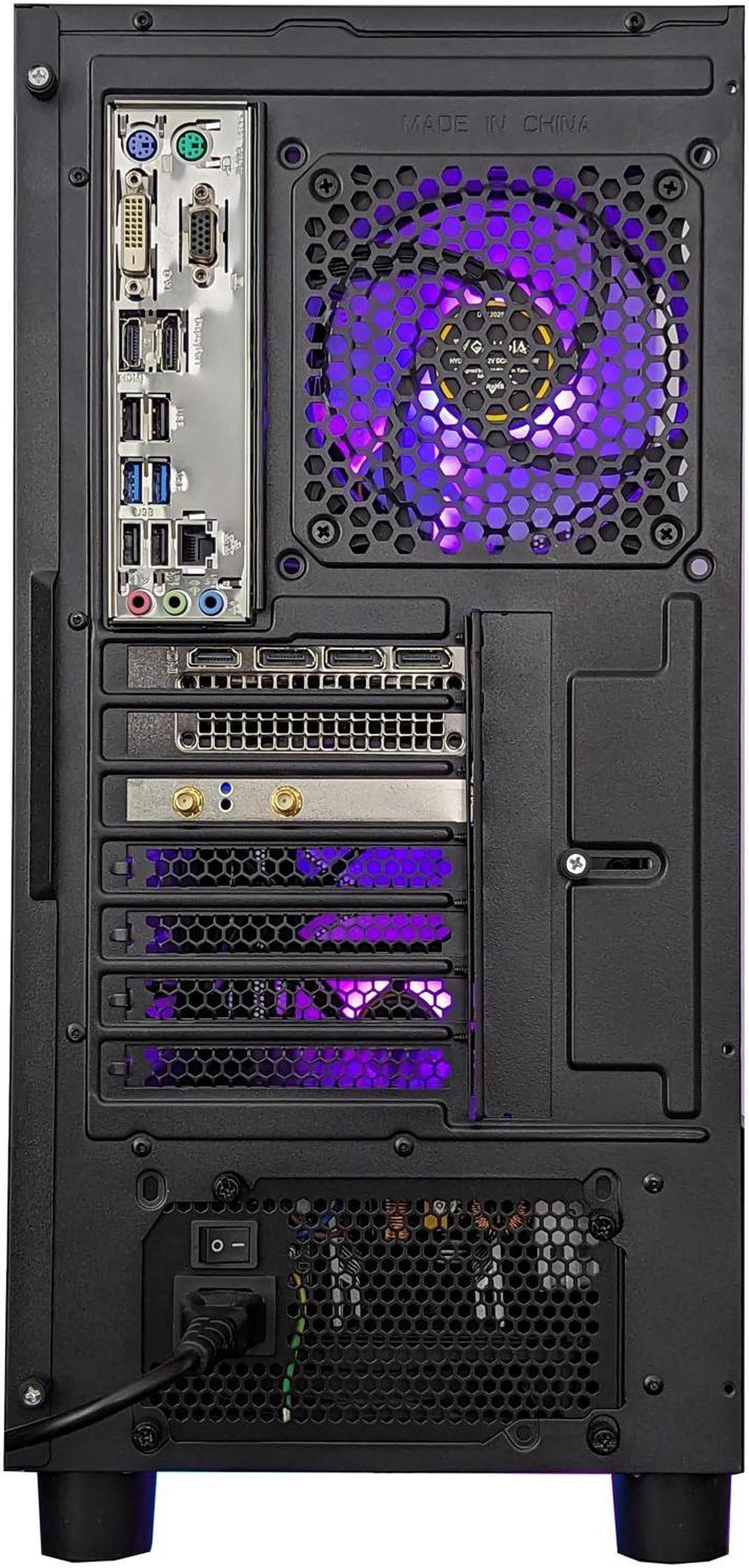 Alt view image 7 of 7 - Cobratype Anaconda Gaming PC - Intel Core i7-12700F, RTX 4060, Liquid Cooled, 32 GB DDR4 RAM, 1 TB NVMe, Windows 11 Home - Gaming Desktop