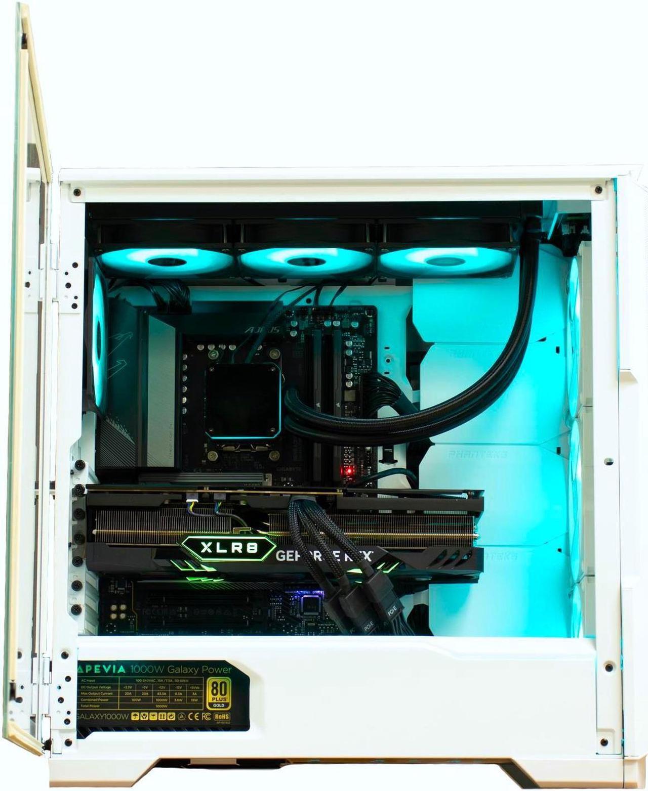 Alt view image 6 of 7 - Cobratype Levant Gaming PC - Intel Core i9-11900F, RTX 4070, Liquid Cooled, 16GB DDR4 RAM, 1TB NVMe, Windows 11 Home - Gaming Desktop