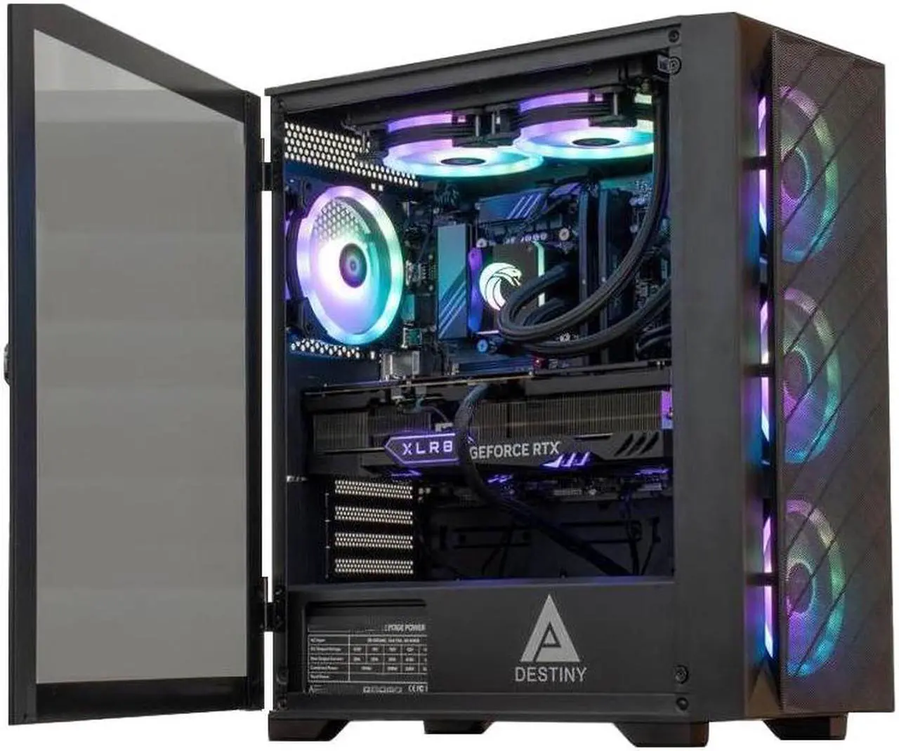 Main image of Cobratype Python Gaming PC - Intel Core i7-13700F, RTX 4060, Liquid Cooled, 32GB DDR5 RAM, 2TB NVMe, Windows 11 Home - Gaming Desktop