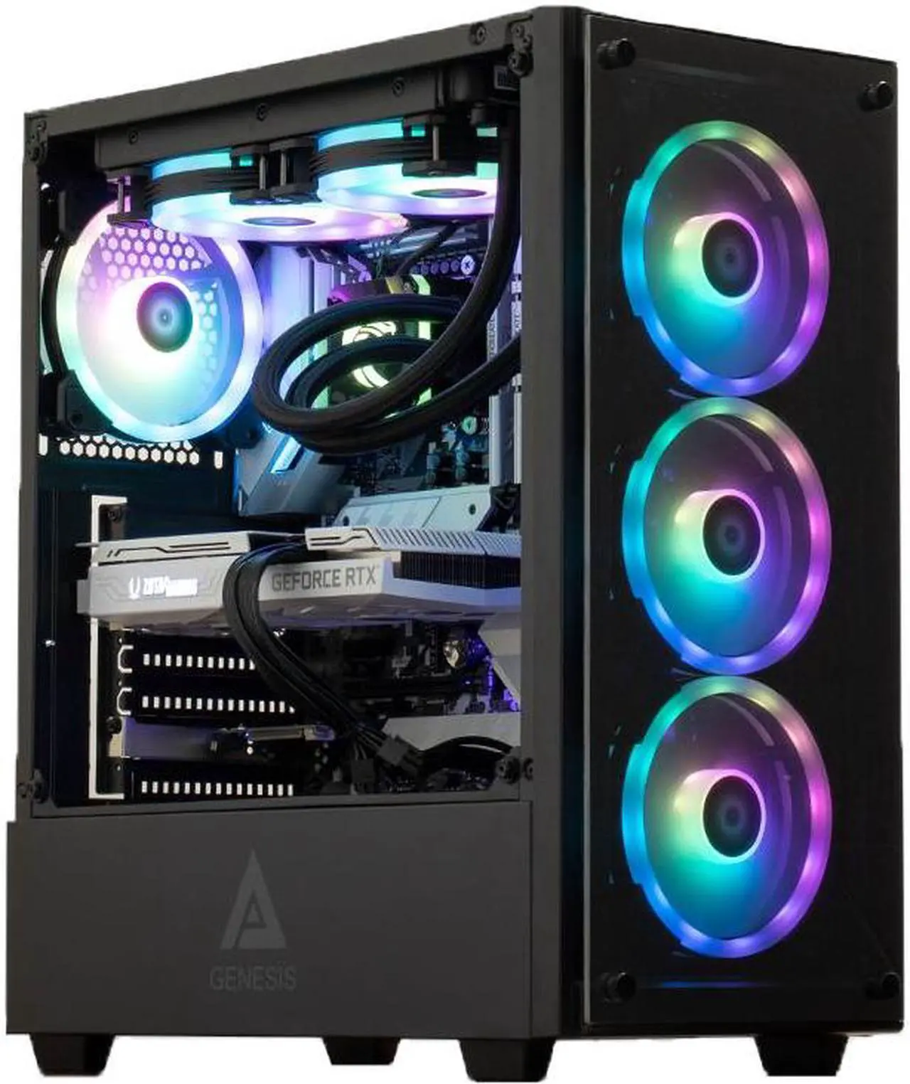 Main image of Cobratype Canebrake Gaming Desktop PC - Ryzen 5600X, RTX 3050, 32 GB DDR4, 2 TB NVMe, AIO Liquid Cooler, Windows 11 Home