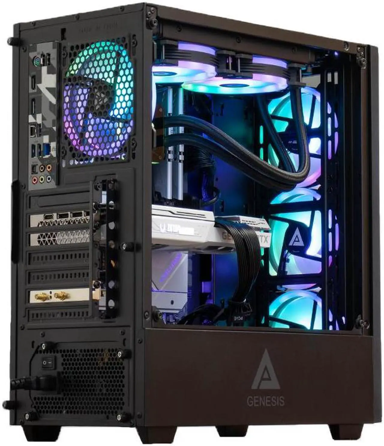 Alt view image 3 of 7 - Cobratype Canebrake Gaming Desktop PC - Ryzen 5600X, RTX 3050, 32 GB DDR4, 2 TB NVMe, AIO Liquid Cooler, Windows 11 Home