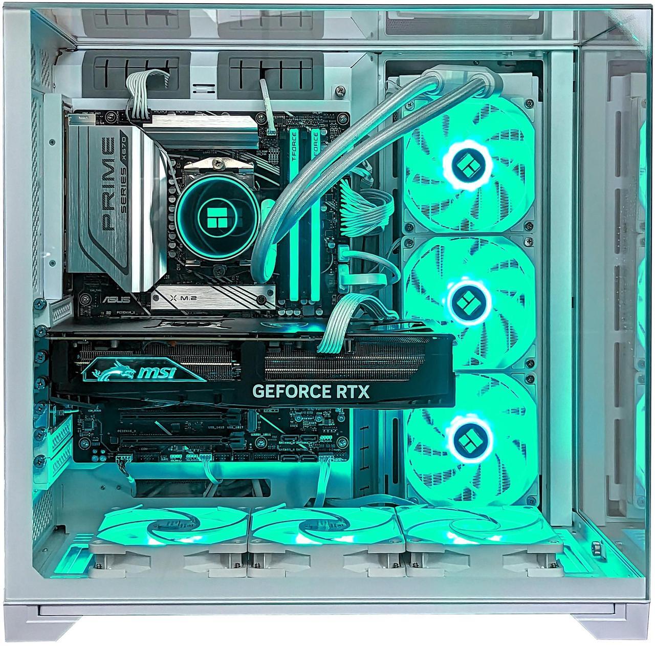 Alt view image 2 of 6 - Cobratype Venom Gaming PC - Ryzen 5 9600X, RTX 5070, 360mm AIO Liquid Cooler, 32 GB DDR5 RAM, 1 TB NVMe, Windows 11