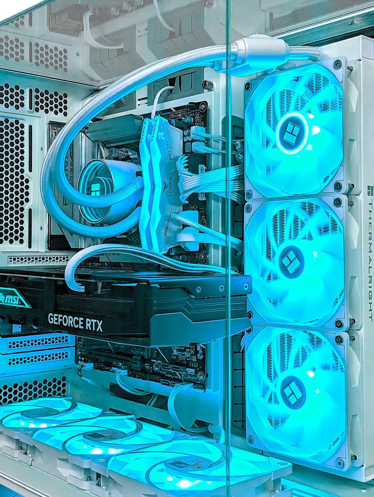 Alt view image 4 of 6 - Cobratype Venom Gaming PC - Ryzen 5 9600X, RTX 5070, 360mm AIO Liquid Cooler, 32 GB DDR5 RAM, 1 TB NVMe, Windows 11