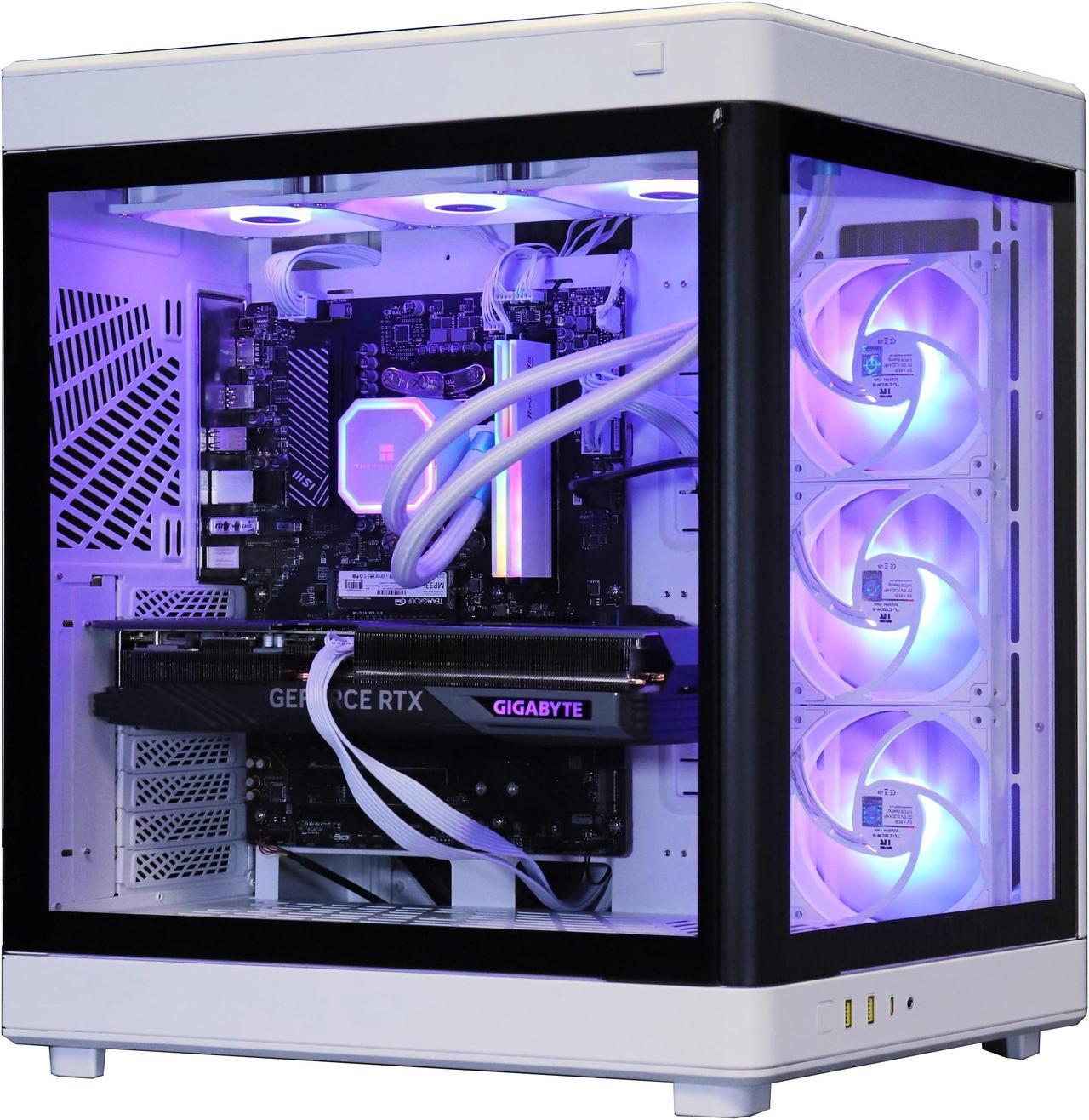 Alt view image 3 of 6 - Cobratype Ghost Gaming PC - Ryzen 9 9900X, RTX 5080, 360mm AIO Liquid Cooler, 64 GB DDR5 RAM, 2 TB NVMe, Windows 11