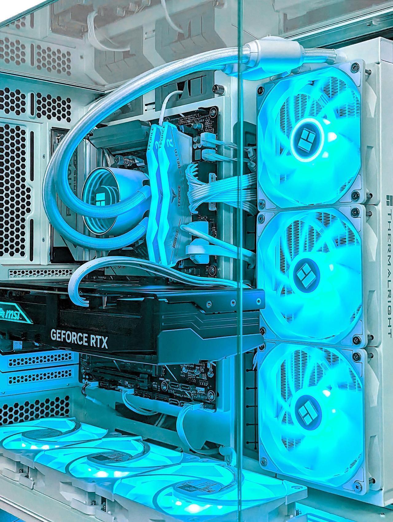 Alt view image 4 of 6 - Cobratype Venom E Gaming PC - Ryzen 5 9600X, RTX 5060 Ti 8GB, 360mm AIO Liquid Cooler, 32 GB DDR5 RAM, 1 TB NVMe, Windows 11