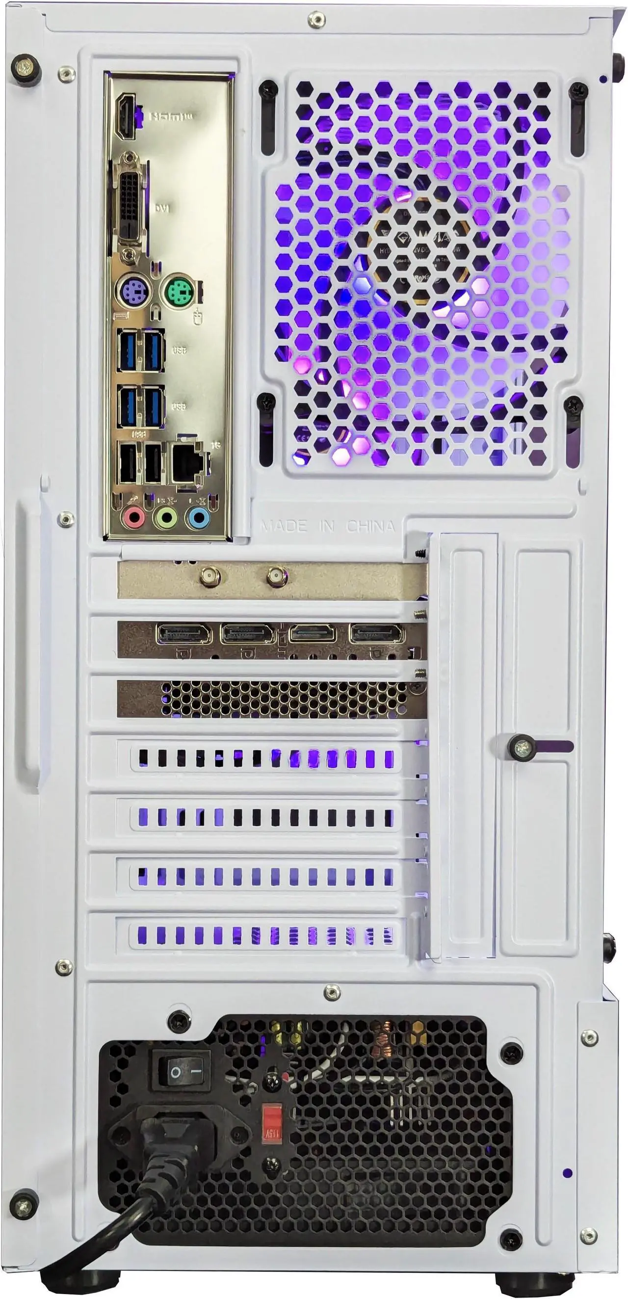 Alt view image 4 of 6 - Cobratype Canebrake Gaming PC - AMD Ryzen 5 5500, RTX 3060, 16GB DDR4 RAM, 512GB NVMe, Windows 11 Home - Gaming Desktop