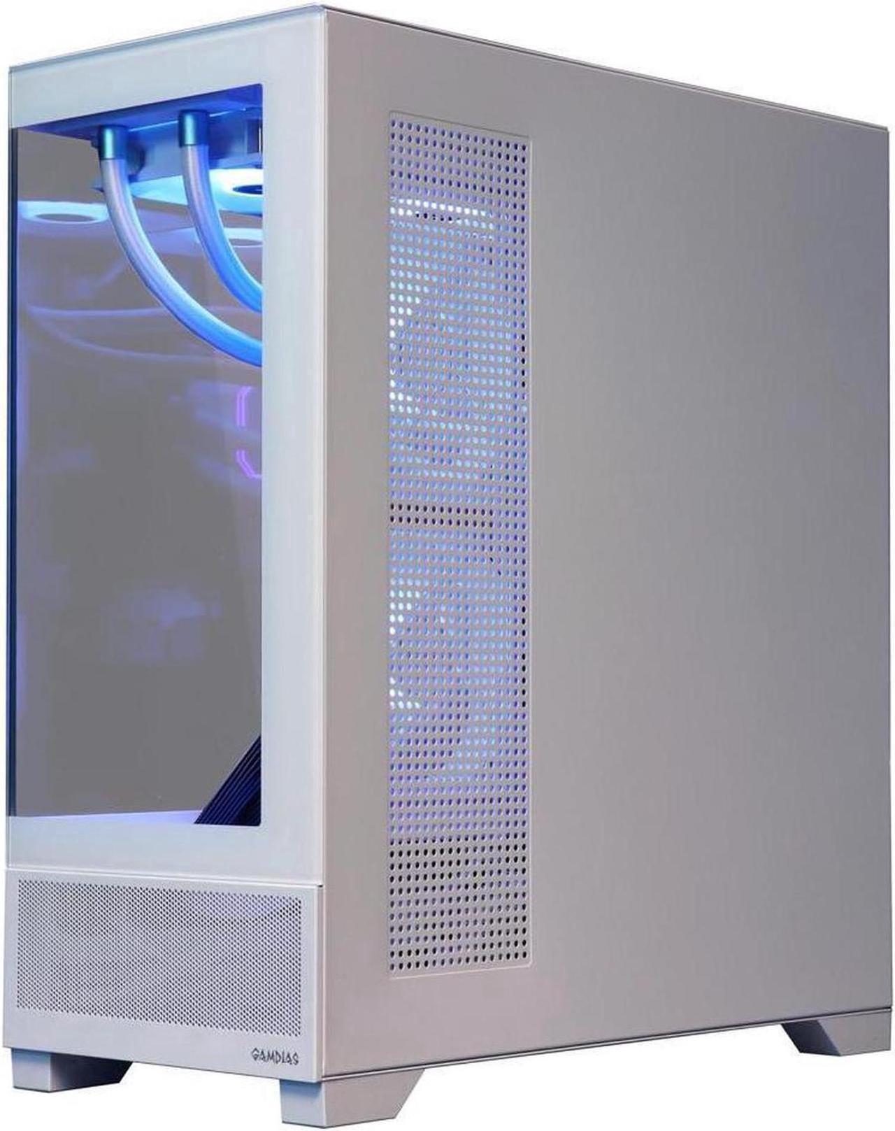Alt view image 4 of 7 - Cobratype Mamba Gaming PC, Ryzen 7 9700X 4.2 GHz, AMD Radeon RX 9070 XT, 360mm AIO, 2TB NVMe SSD, 64GB DDR5, Wi-Fi, Win 11 Home, Live Thermal Display - Gaming Desktop