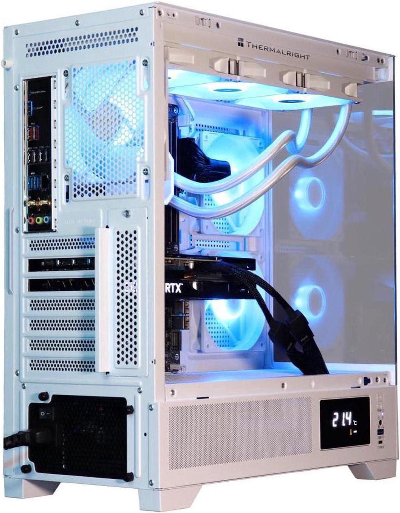 Alt view image 3 of 7 - Cobratype Mamba Gaming PC, Ryzen 7 9700X 4.2 GHz, AMD Radeon RX 9070 XT, 360mm AIO, 2TB NVMe SSD, 64GB DDR5, Wi-Fi, Win 11 Home, Live Thermal Display - Gaming Desktop
