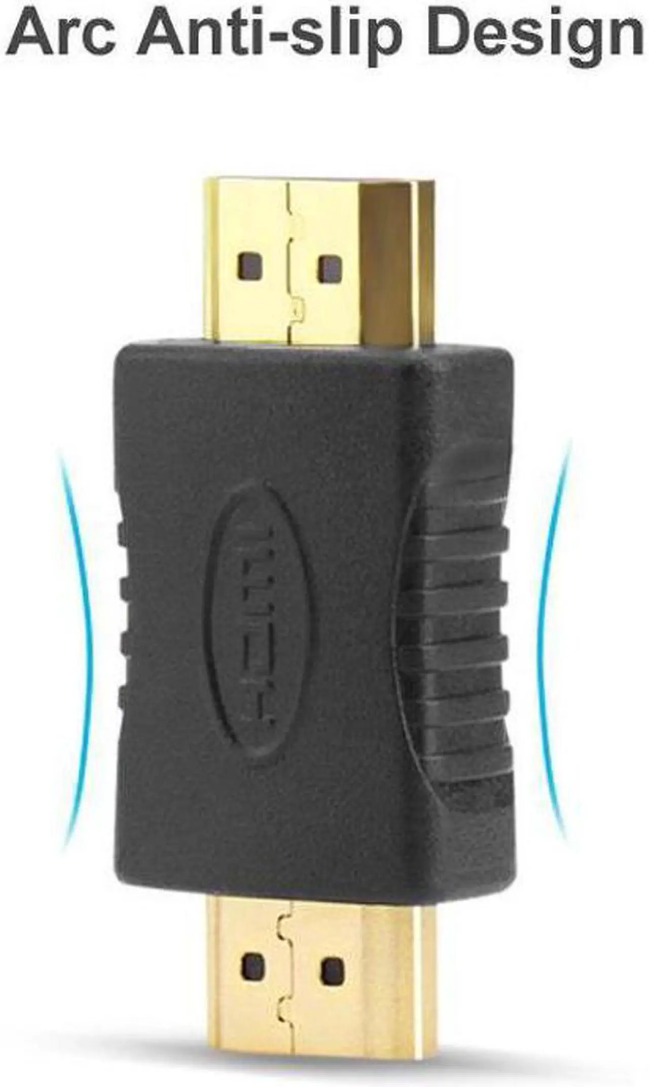 Alt view image 6 of 6 - 5PCS HDMI to HDMI Cable Adapter Extender Connector Converter HDMI Male to Male Coupler Extender 4K for HDTV Projector