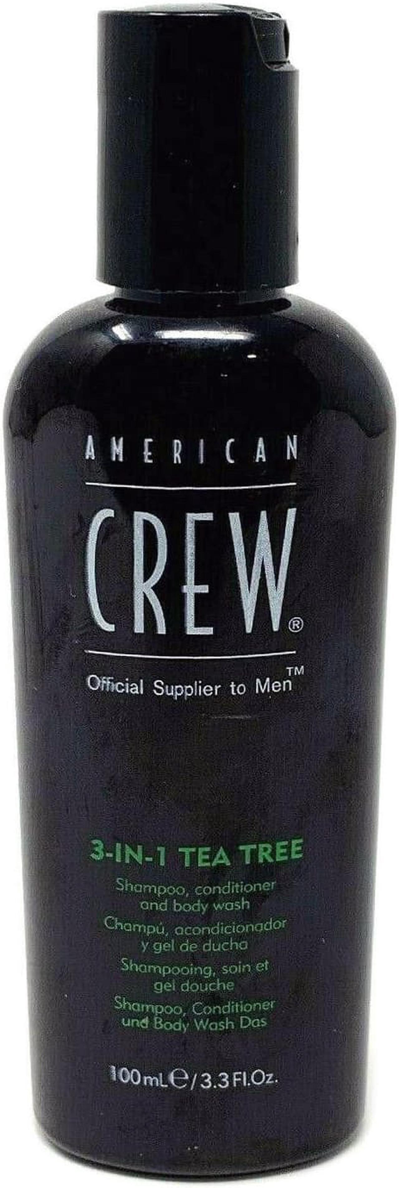 Alt view image 2 of 3 - American Crew 3-In-1 Tea Tree Shampoo Conditioner Body Wash 3.3oz 100ml