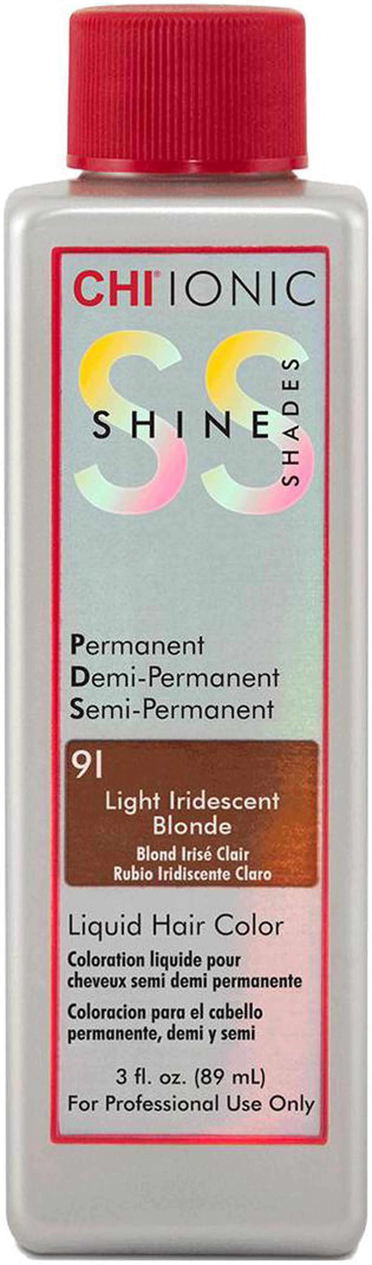 Main image of Farouk CHI Ionic Shine Shades 9I Light Iridescent Blonde Permanent Demi-Permanent Semi-Permanent Hair Color 3oz 90ml