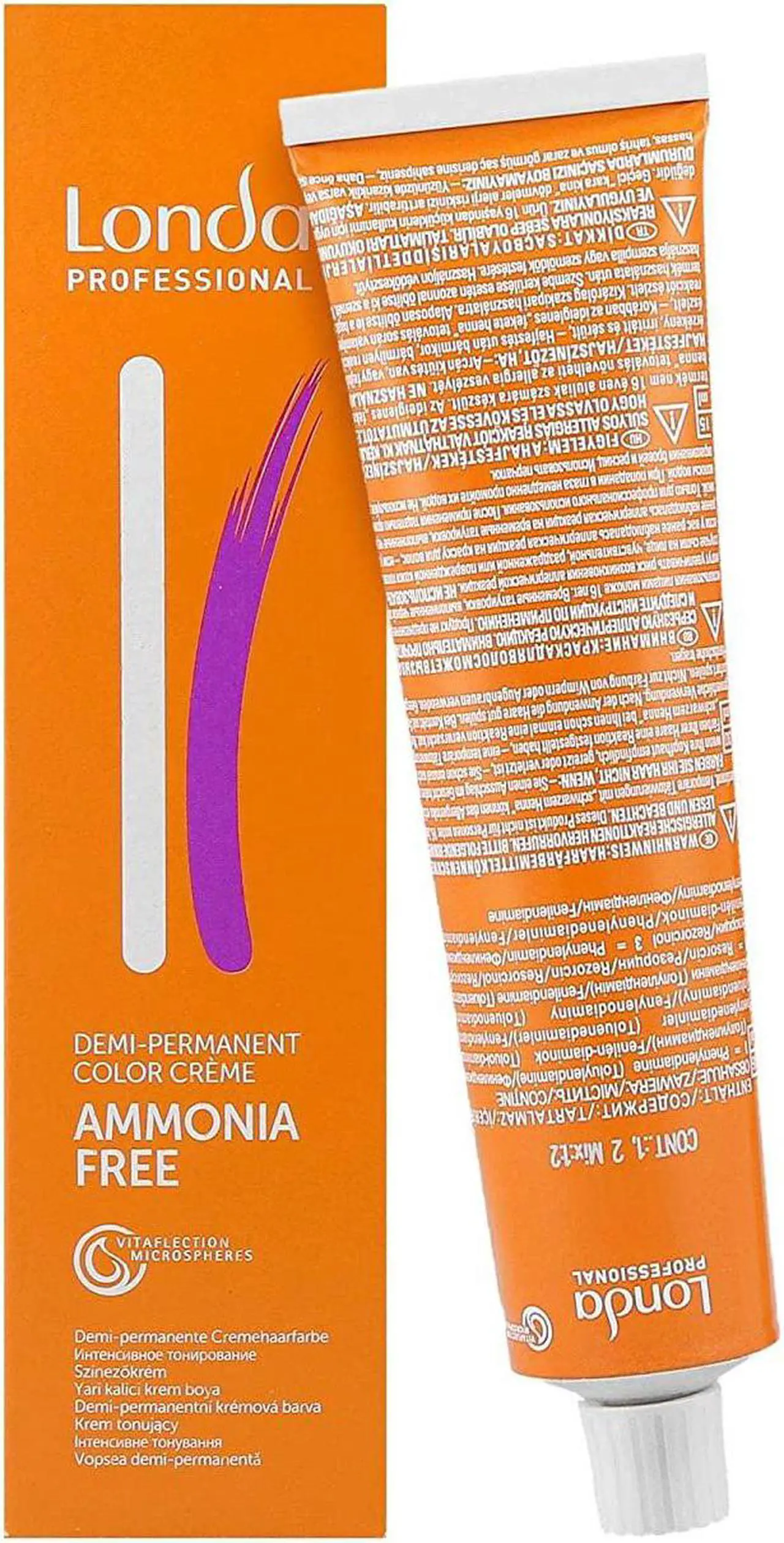Main image of Londa Professional Londacolor Demi-Permanent Cream Color 5/56 Light Brown Mahogany Violet 2oz 60ml