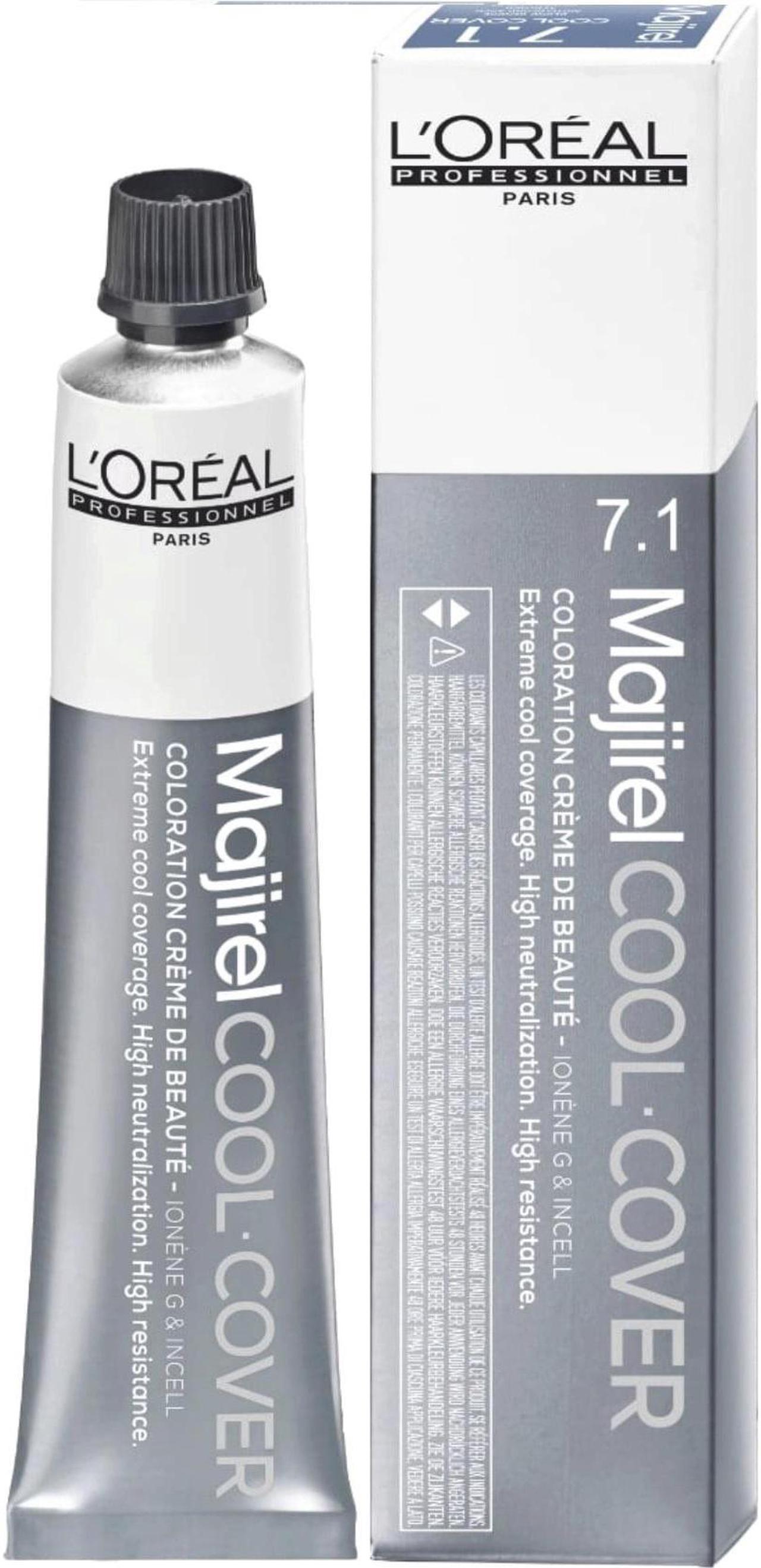 Main image of Loreal Professionnel Paris Majirel Cool Cover 5.1/5B Light Ash Brown Ionene G Incell Permanent Hair Color 1.7oz 50ml