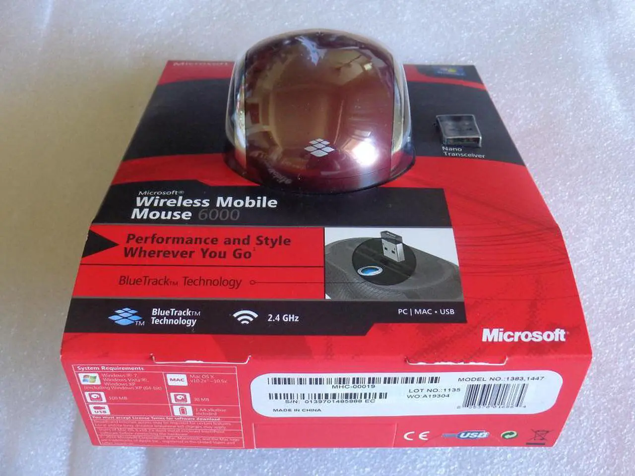 Main image of Microsoft Wireless Mobile Mouse 6000