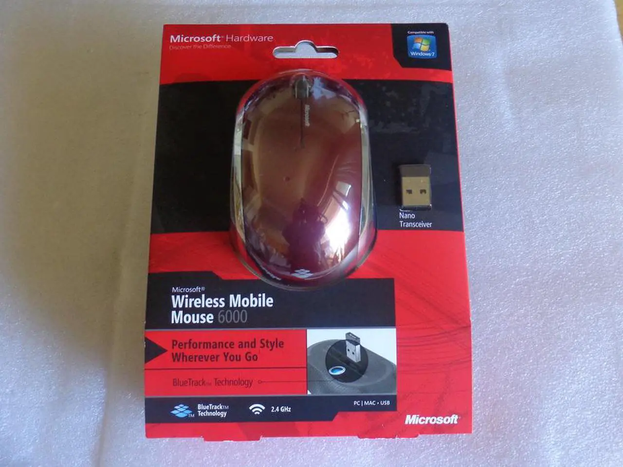 Alt view image 2 of 5 - Microsoft Wireless Mobile Mouse 6000