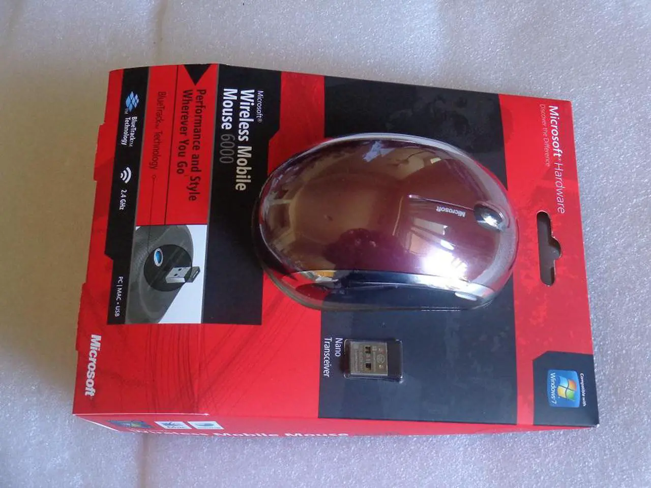 Alt view image 3 of 5 - Microsoft Wireless Mobile Mouse 6000