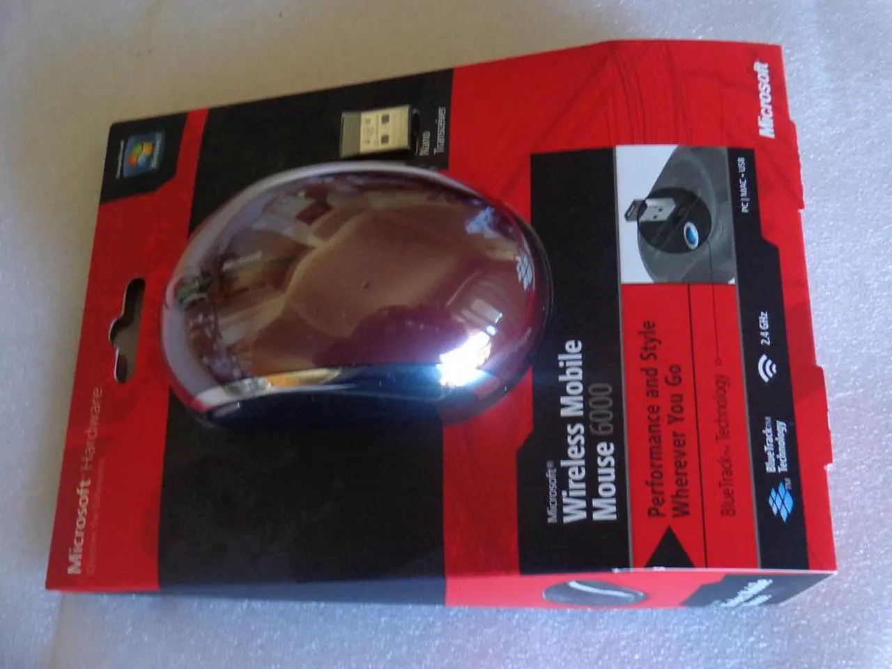 Alt view image 4 of 5 - Microsoft Wireless Mobile Mouse 6000