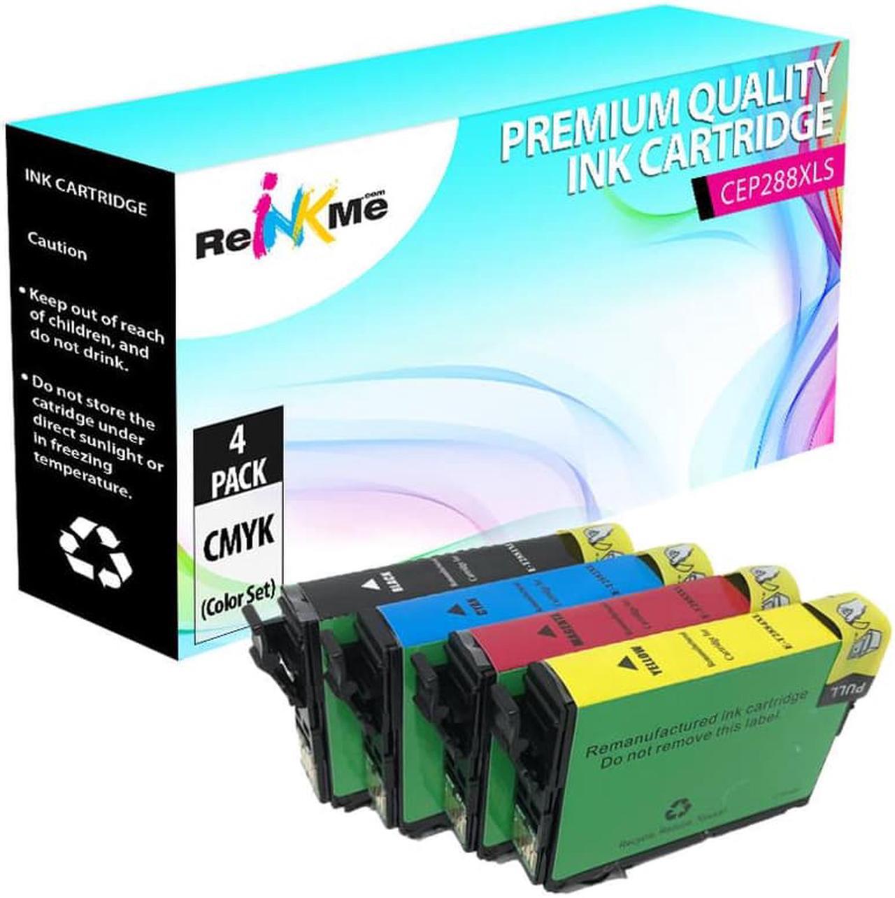 Main image of ReInkMe Compatible T288XL-BCS T288XL Black & 3-Color Ink Cartridge for Epson