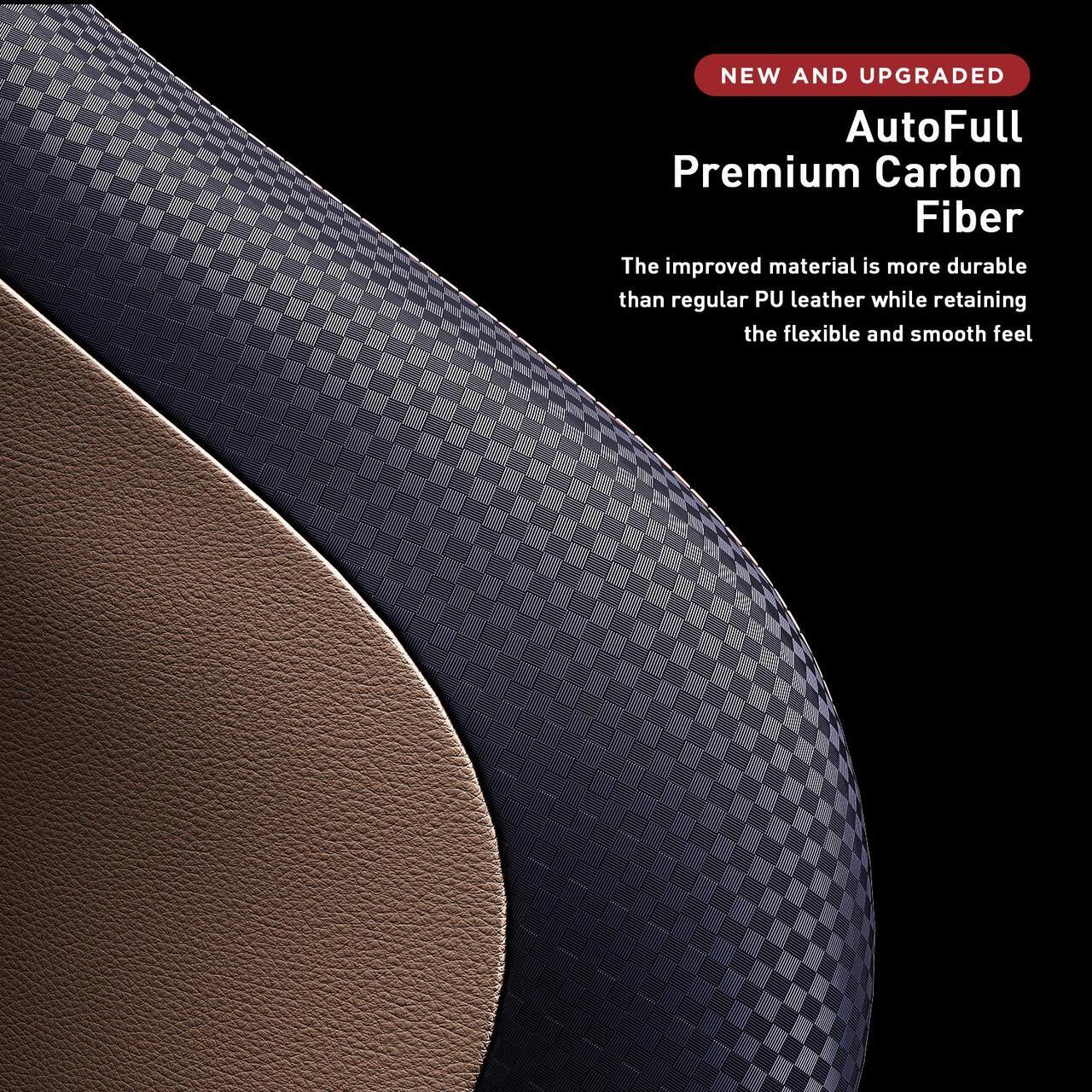 Alt view image 3 of 7 - AutoFull Gaming Chair Office Chair Desk Chair with Ergonomic Lumbar Support, Racing Style PU Leather PC High Back Adjustable Swivel Task Chair with Footrest,Brown.