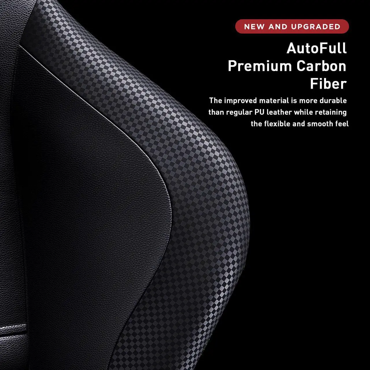 Alt view image 3 of 7 - AutoFull Gaming Chair Office Chair Desk Chair with Ergonomic Lumbar Support, Racing Style PU Leather PC High Back Adjustable Swivel Task Chair with Footrest,Black.