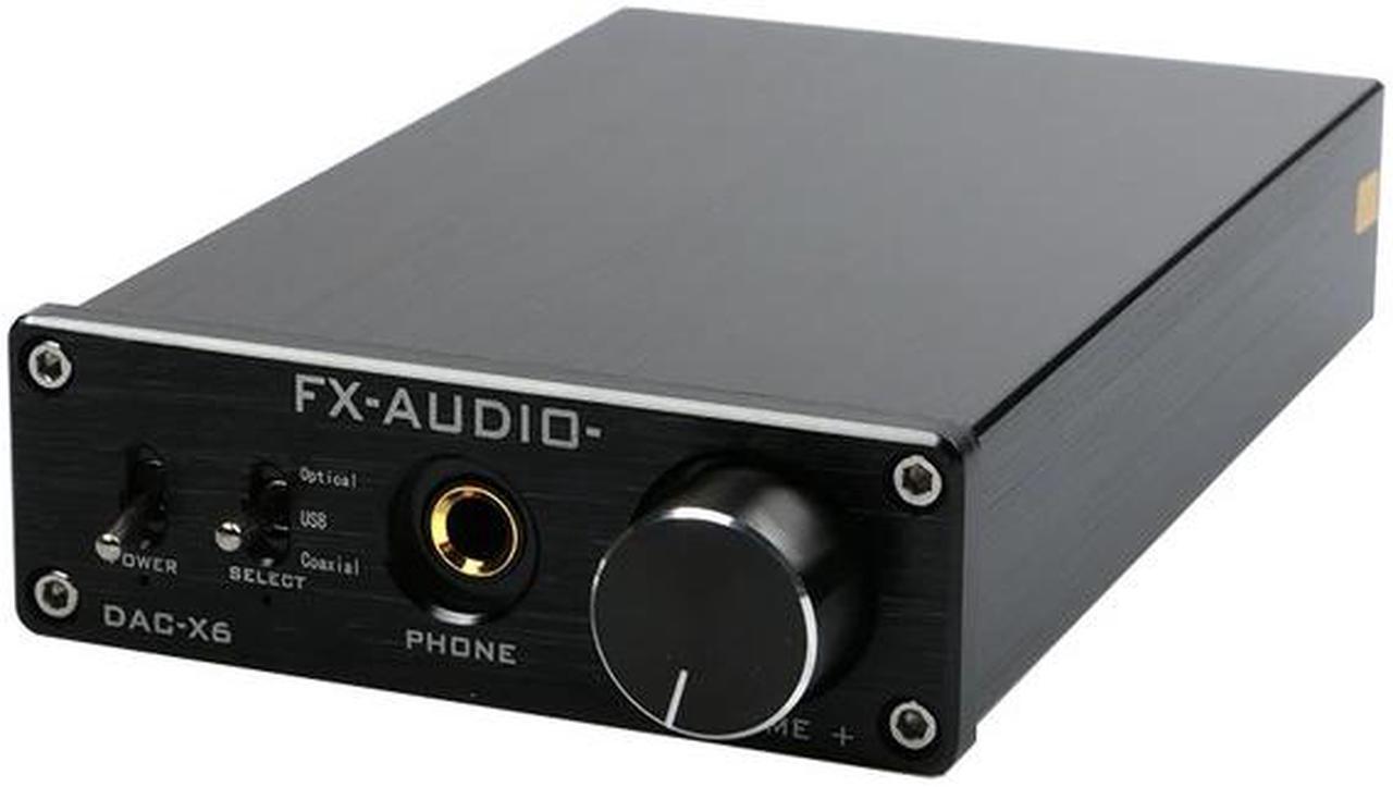 Main image of FX-Audio DAC-X6 Mini HiFi 2.0 Digital Audio Decoder DAC Input USB/Coaxial/Optical Output RCA/Headphone Amp 24Bit/96KHz DC12V