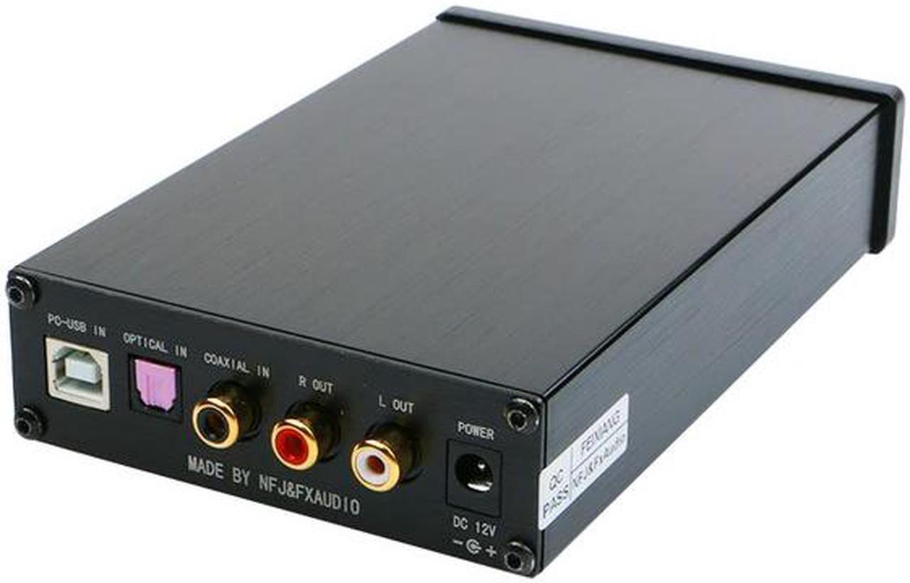 Alt view image 3 of 6 - FX-Audio DAC-X6 Mini HiFi 2.0 Digital Audio Decoder DAC Input USB/Coaxial/Optical Output RCA/Headphone Amp 24Bit/96KHz DC12V