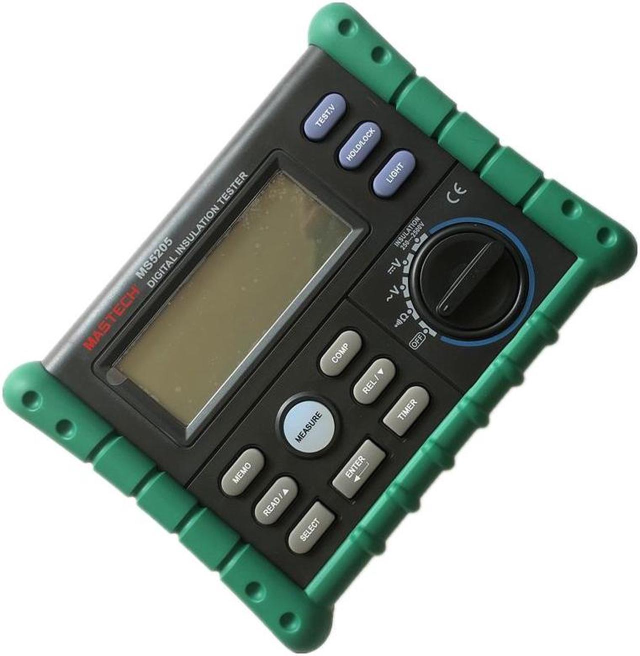 Alt view image 5 of 7 - MASTECH MS5205 Insulation resistance tester digital megohmmeter 2500V electrician megger MASTECH MS5205
