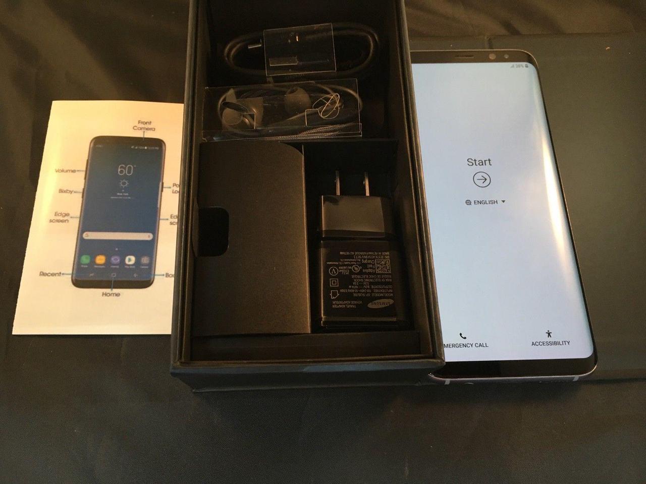 Main image of NEW T-MOBILE SAMSUNG GALAXY S8 PLUS SM-G955 64GB MIDNIGHT BLACK SMARTPHONE